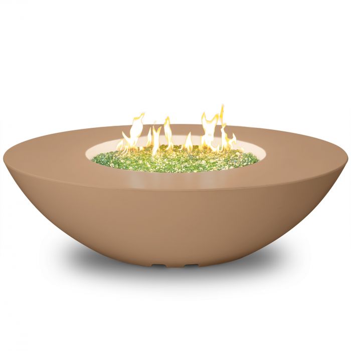 American Fyre Designs Fire Pit Tables American Fyre Designs - Calais Oval Smoke Fire Pit Table - Liquid Propane 60"
