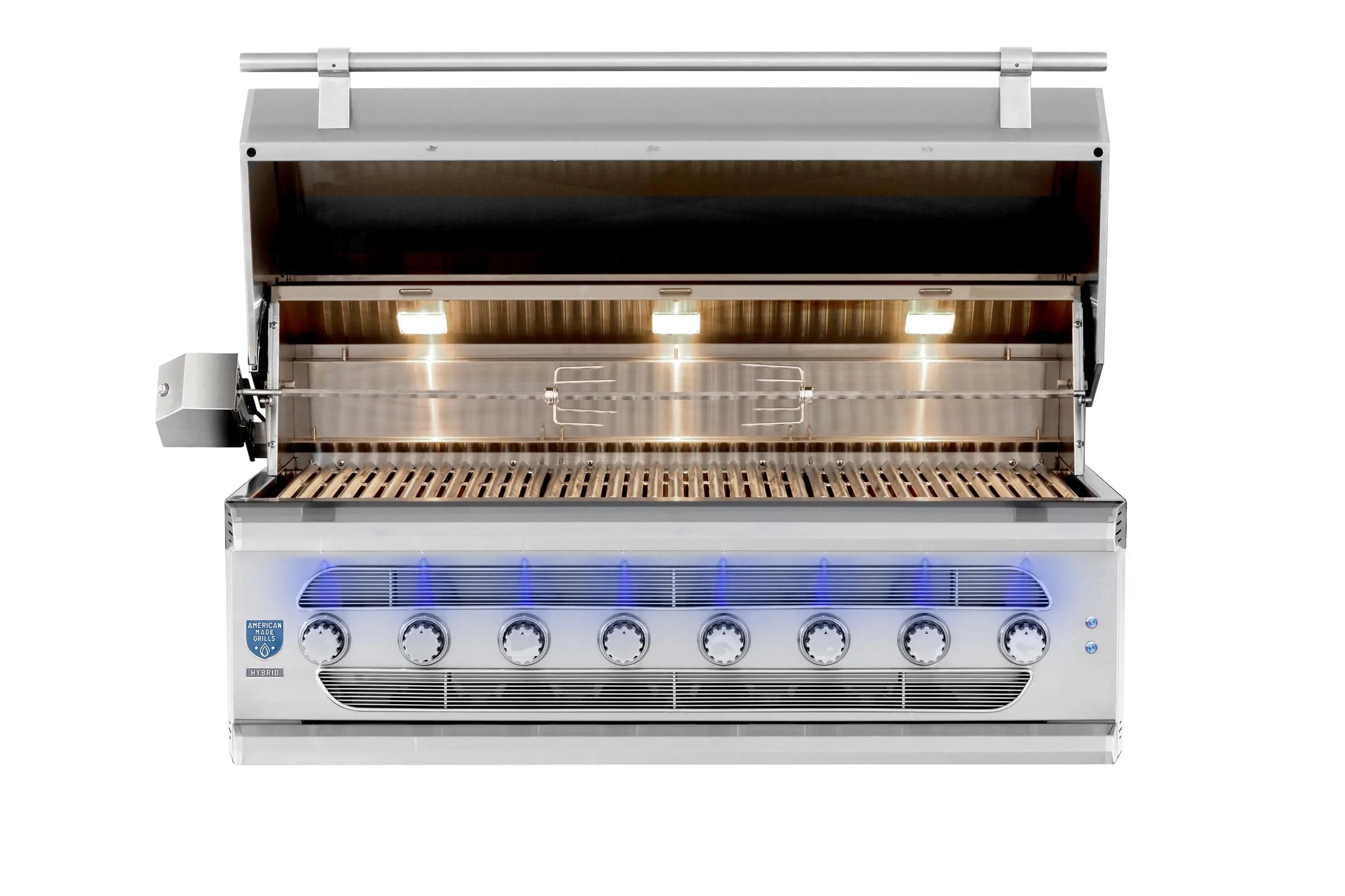 American Made Grills Liquid Propane American Made Grills - Muscle - 54" Built-in Grill - Liquid Propane - Hybrid