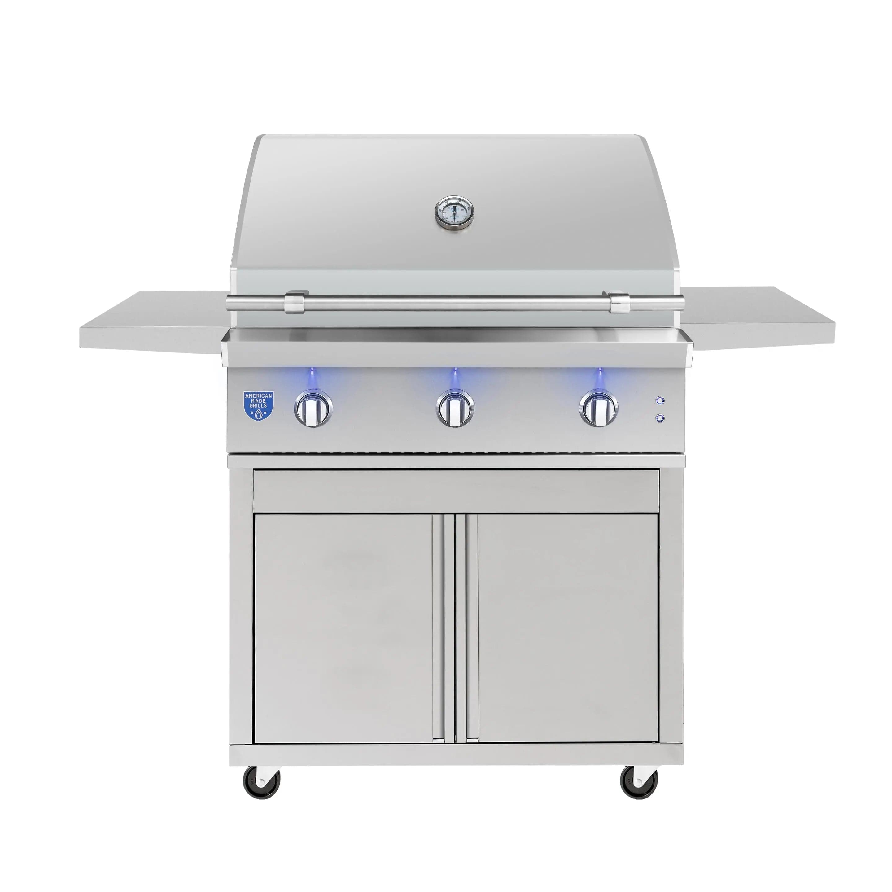 American Made Grills Natural Gas Grill American Made Grills Atlas 36 Inch Freestanding Outdoor Grill - Natural Gas