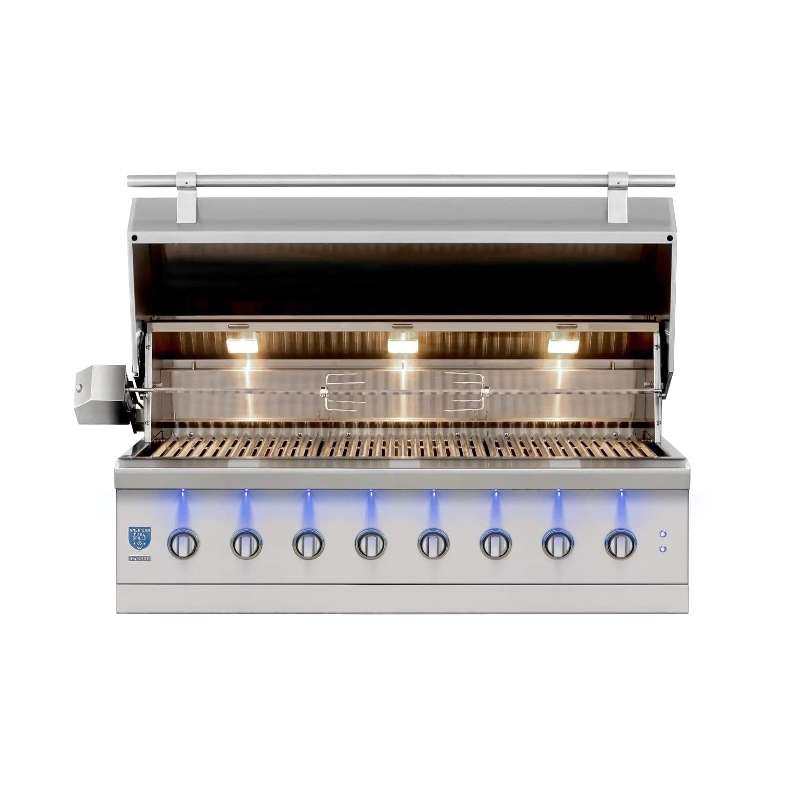American Made Grills Natural Gas Grill American Made Grills Encore 54-Inch Hybrid Built-In Grill - Natural Gas