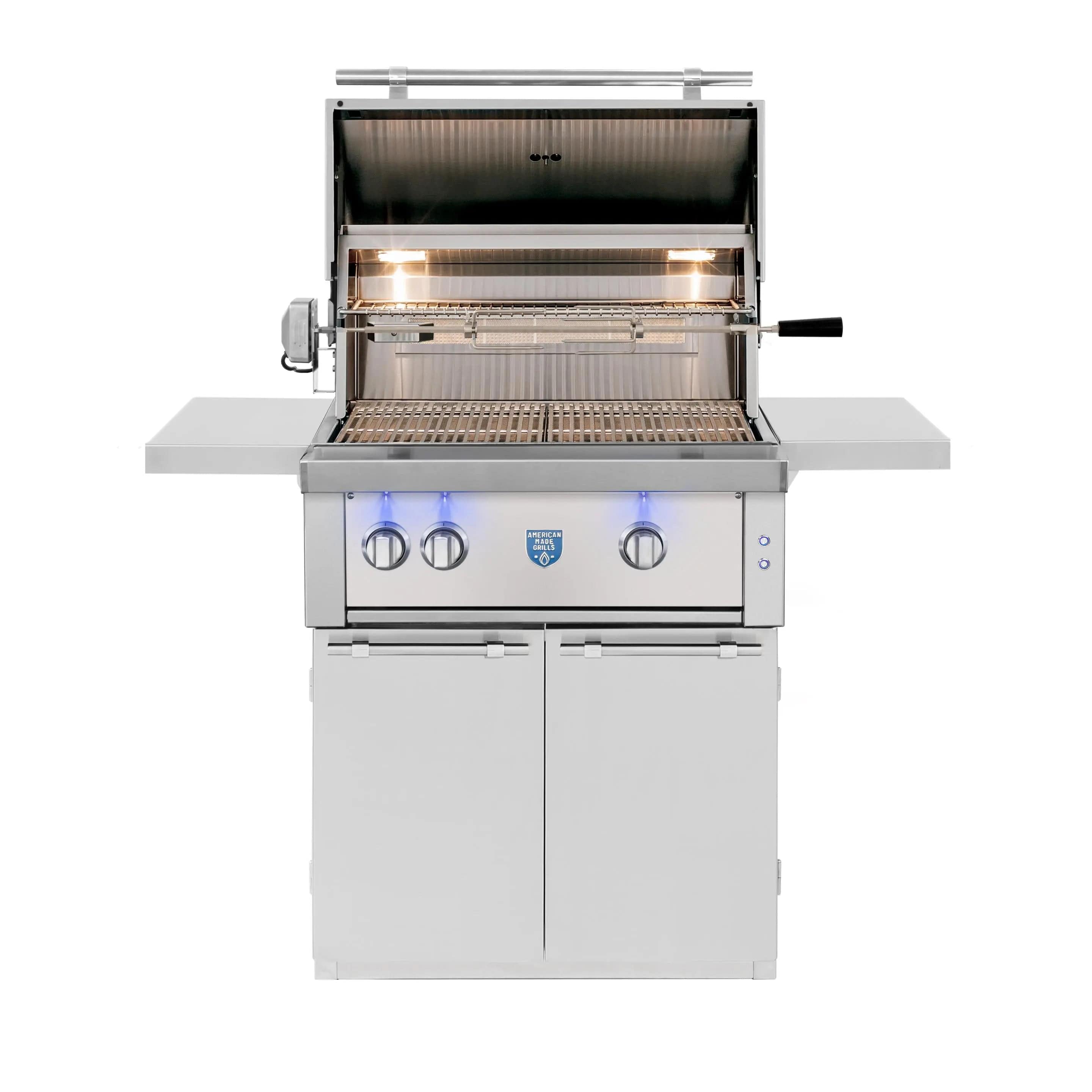 American Made Grills Natural Gas Grill American Made Grills Estate 30-Inch Freestanding Outdoor Grill - Natural Gas