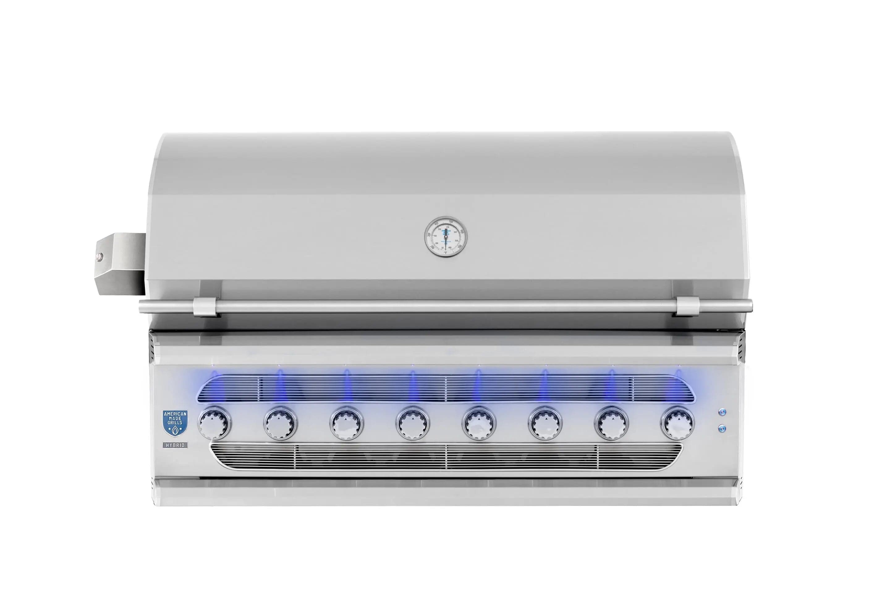 American Made Grills Natural Gas Grill American Made Grills - Muscle - 54" Built-in Grill - Natural Gas - Hybrid