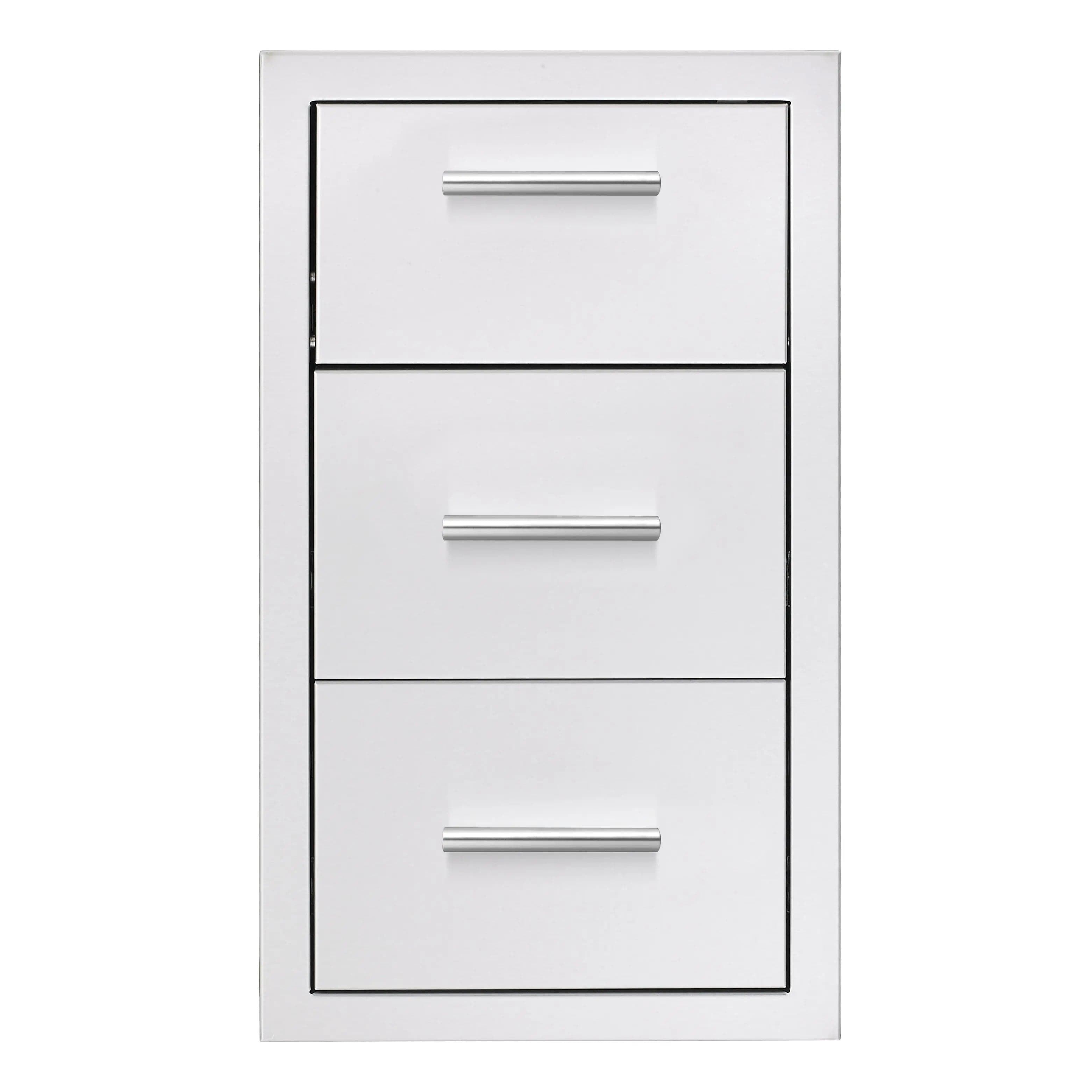 American Made Grills Outdoor Combo Units American Made Grills - 17" Vertical 2-Drawer & Paper Towel Holder Combo