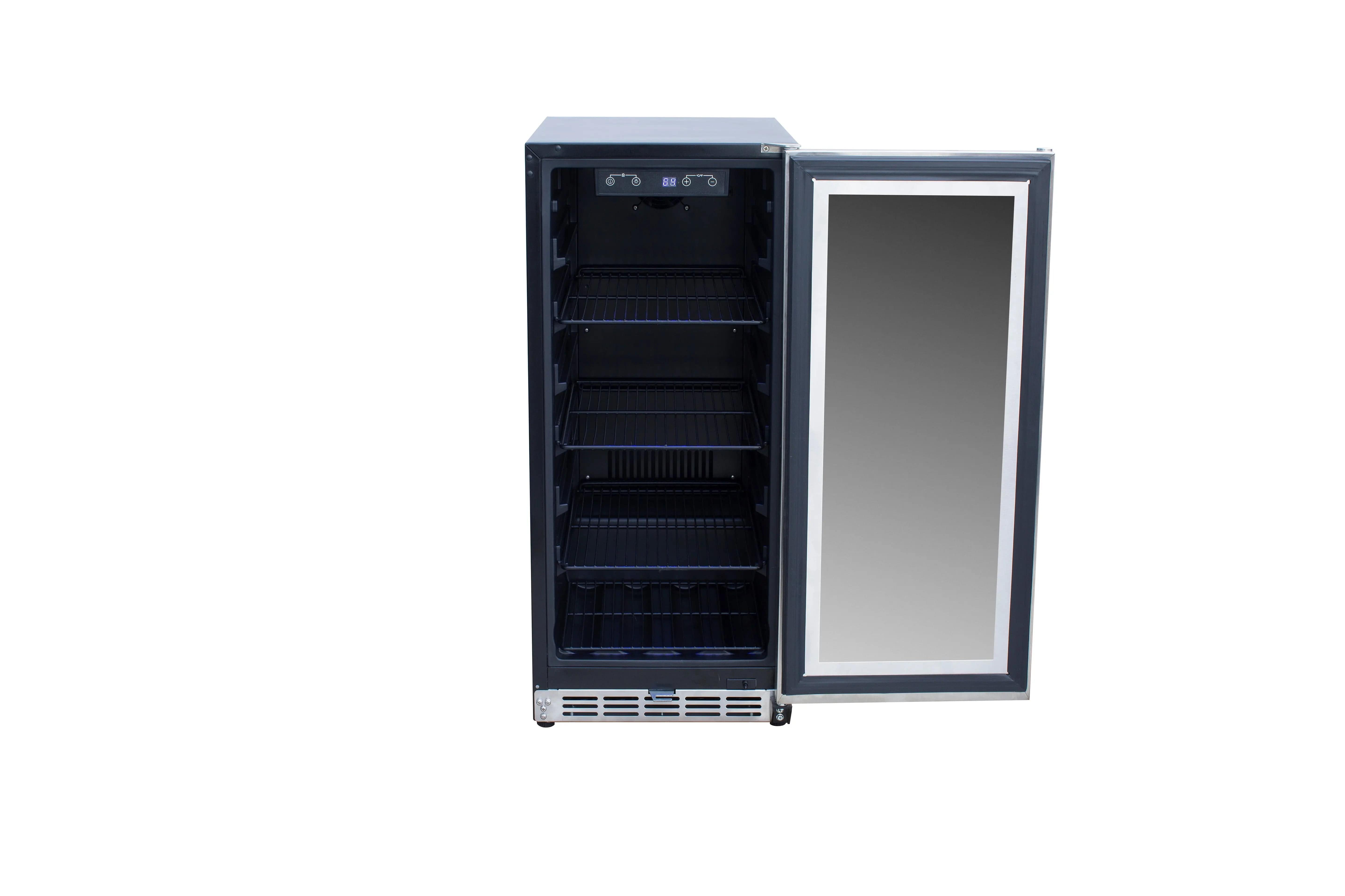 American Made Grills Outdoor Refrigerators American Made Grills - 15" Outdoor Fridge w/Glass Door
