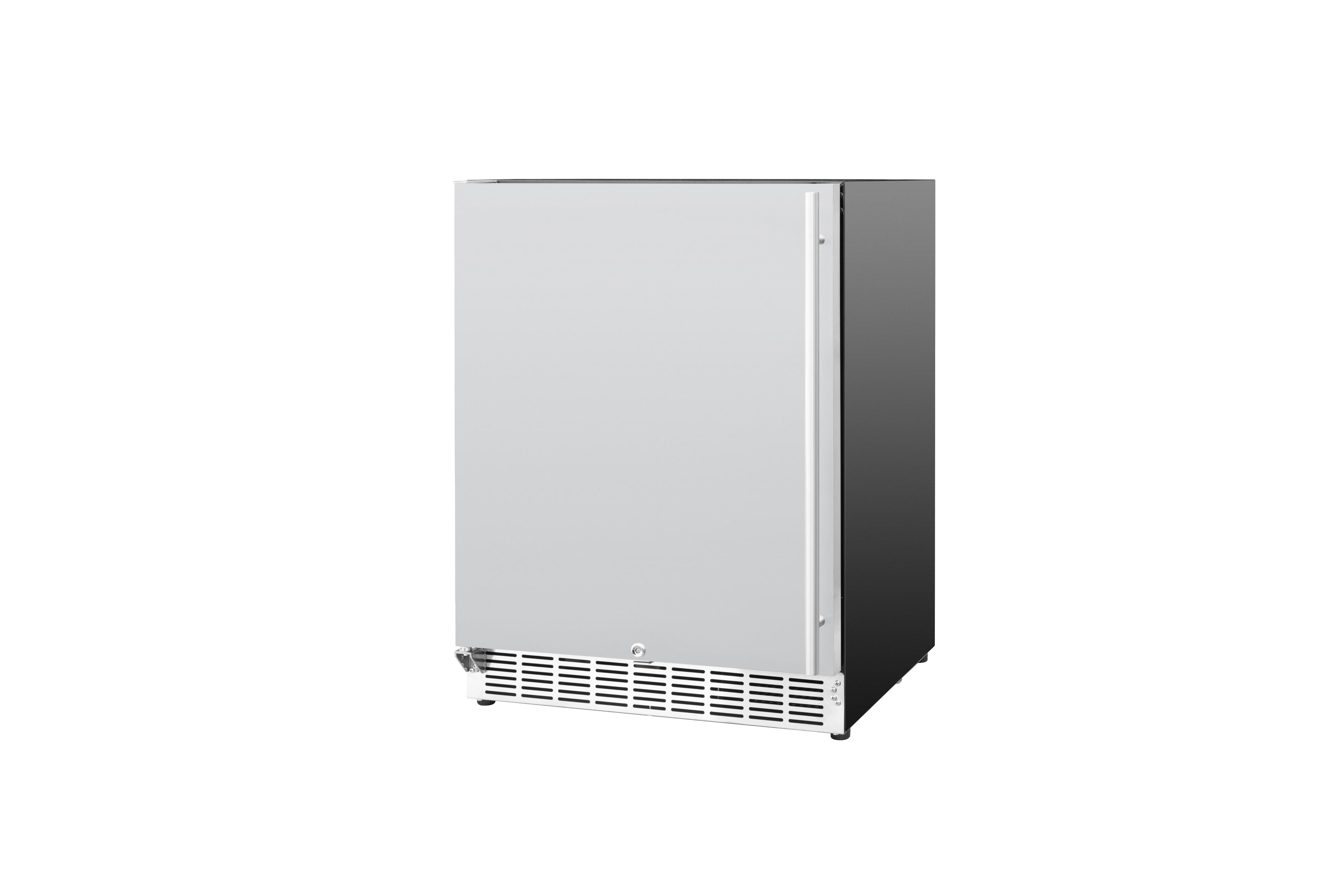 American Made Grills Outdoor Refrigerators American Made Grills - 24" Outdoor Rated Refrigerator / Right Handle