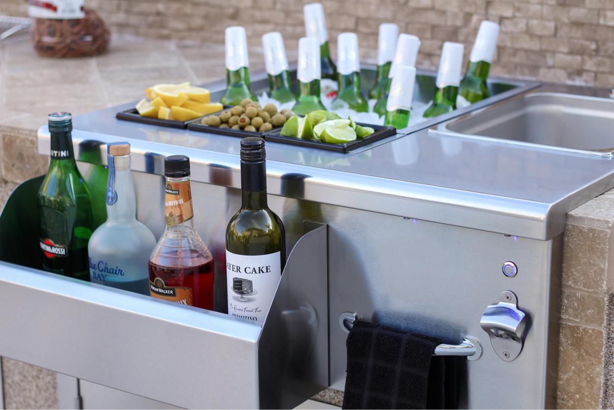 American Made Grills Outdoor Sink & Bar Prep American Made Grills - 30" Beverage & Prep Station