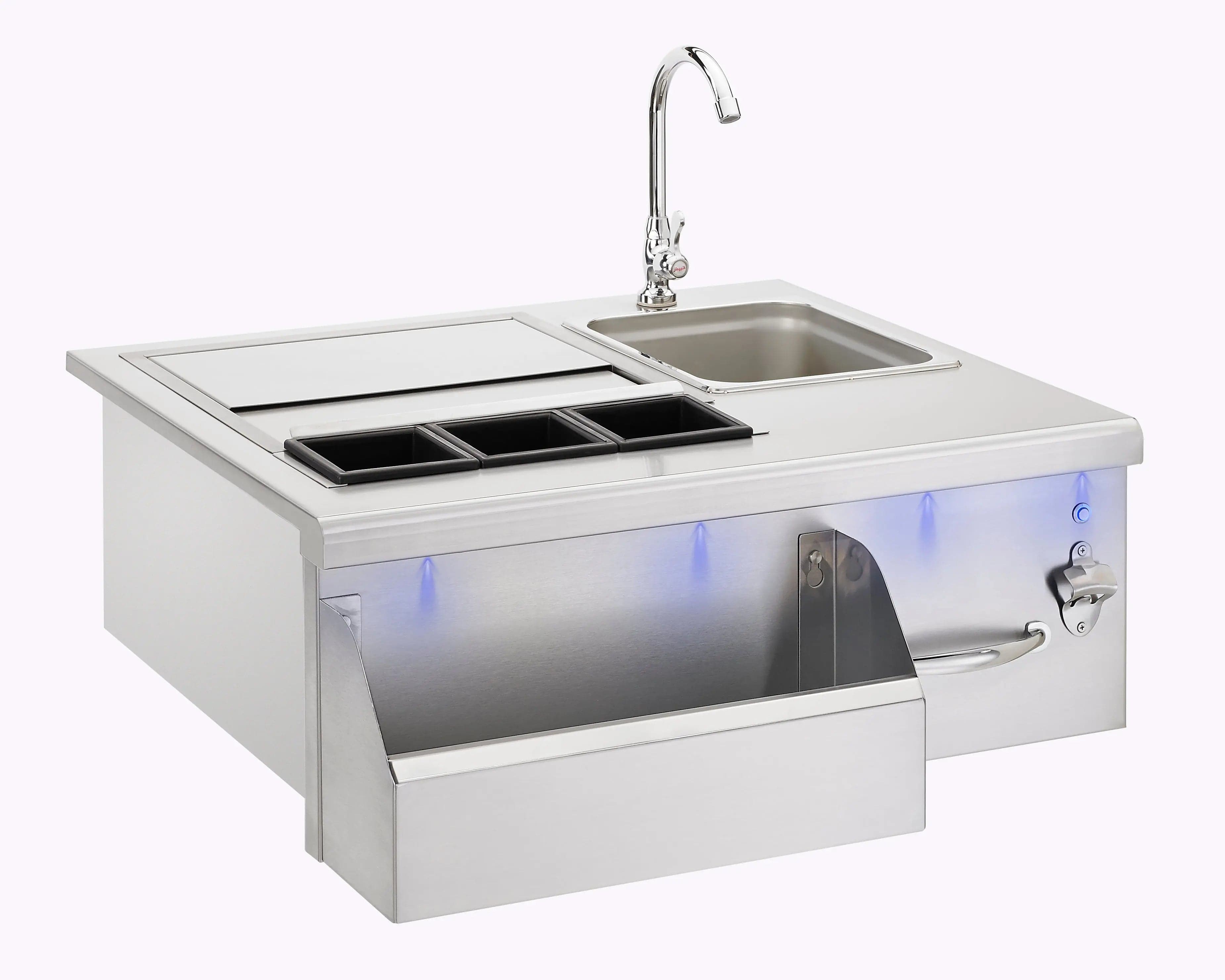 American Made Grills Outdoor Sink & Bar Prep American Made Grills - 30" Beverage & Prep Station
