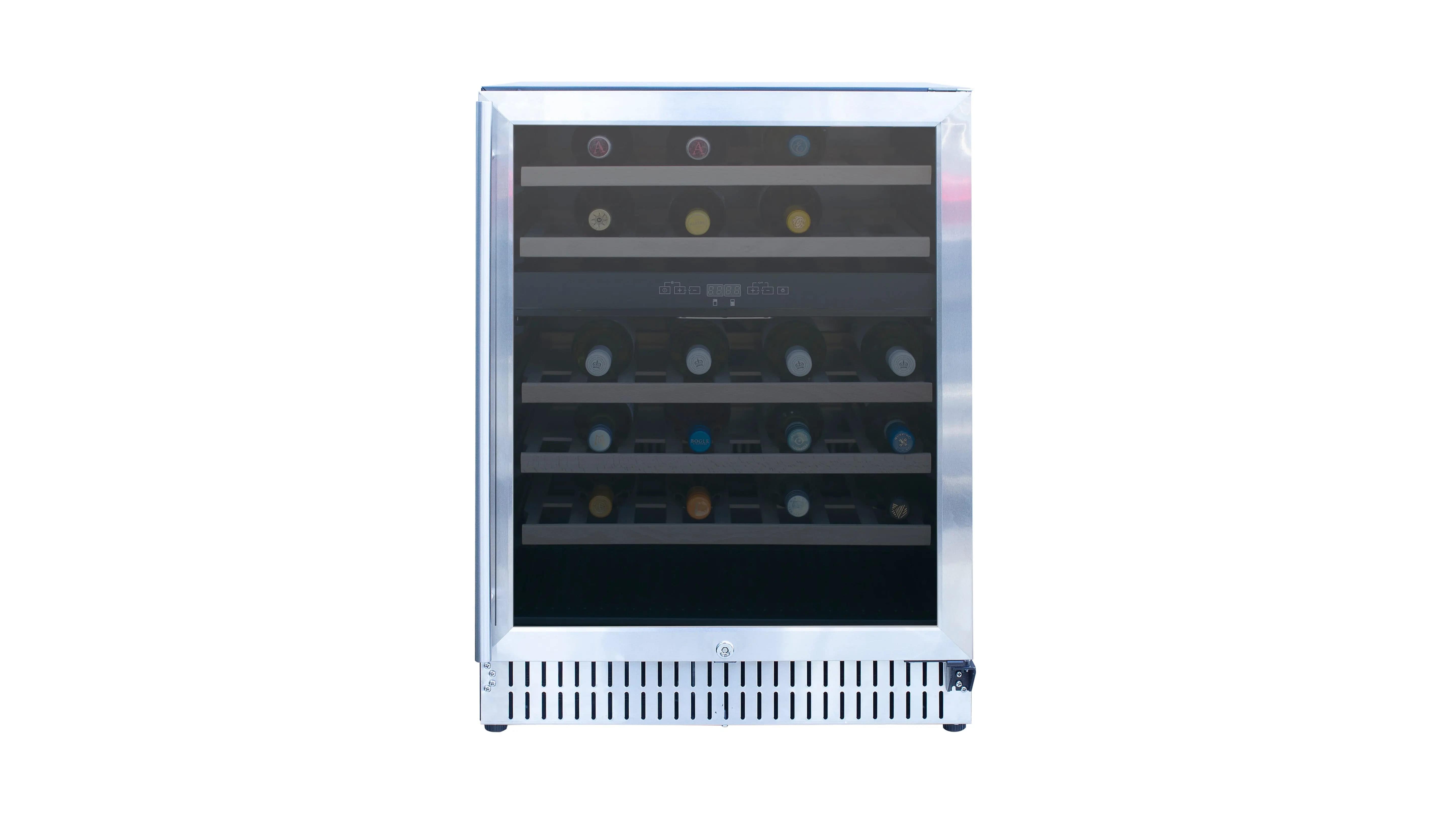 American Made Grills Outdoor Wine Cooler American Made Grills - 24" Outdoor Rated Dual Zone Outdoor Wine Cooler