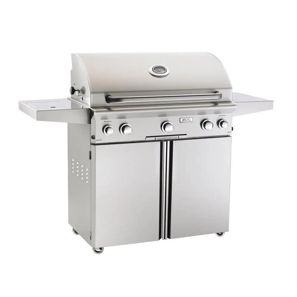 American Outdoor Grill Liquid Propane Grill American Outdoor Grill - 36” L Series Liquid Propane Gas Grill W/ Rotisserie & Single Side Burner
