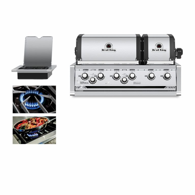 Broil King - Imperial S 690 Built-In, 44" Grill - Liquid Propane Broil King