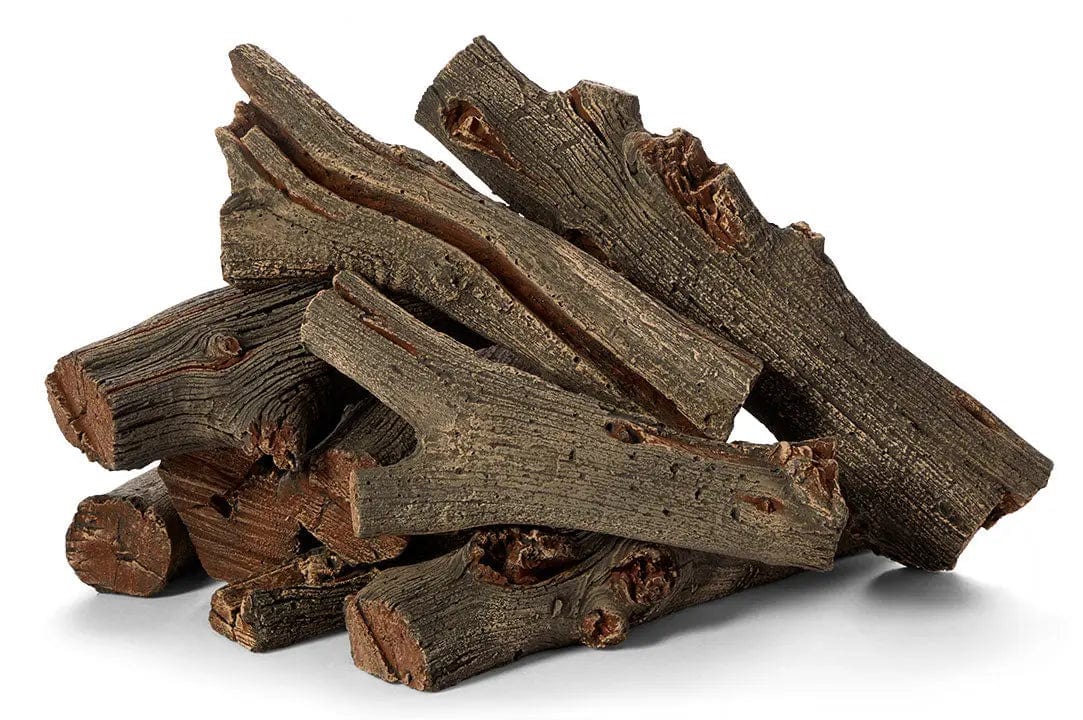 HPC Fire Fire Table HPC Fire Western Driftwood Outdoor Concrete Log 9 Piece