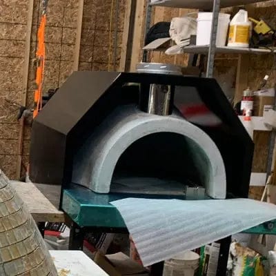 HPC Fire Pizza Ovens Di Napoli Hybrid Gas/Wood Ready-To-Finish Outdoor Pizza Oven