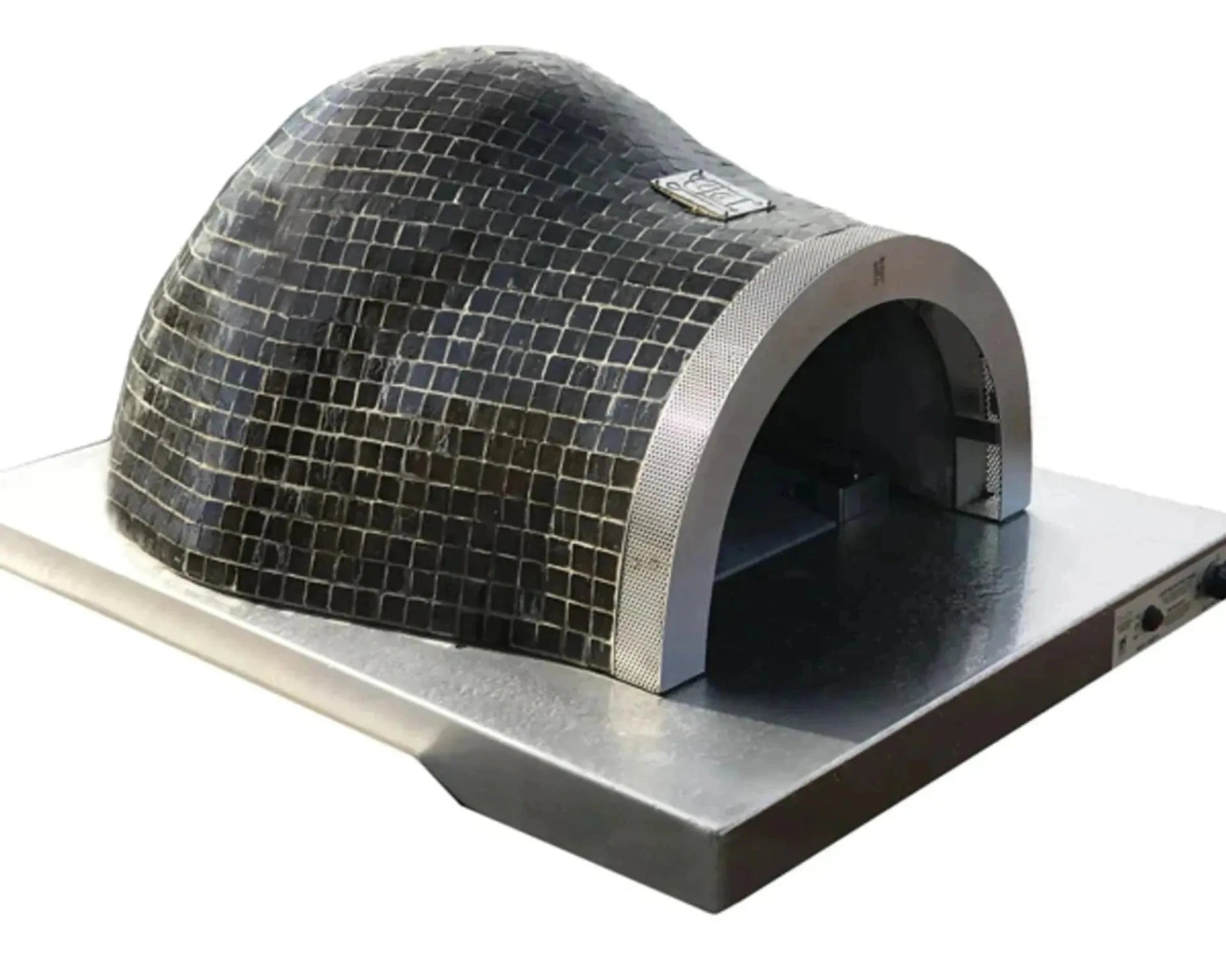 HPC Fire Pizza Ovens HPC Fire - Hybrid Gas/Wood Villa Outdoor Pizza Oven Black Onyx