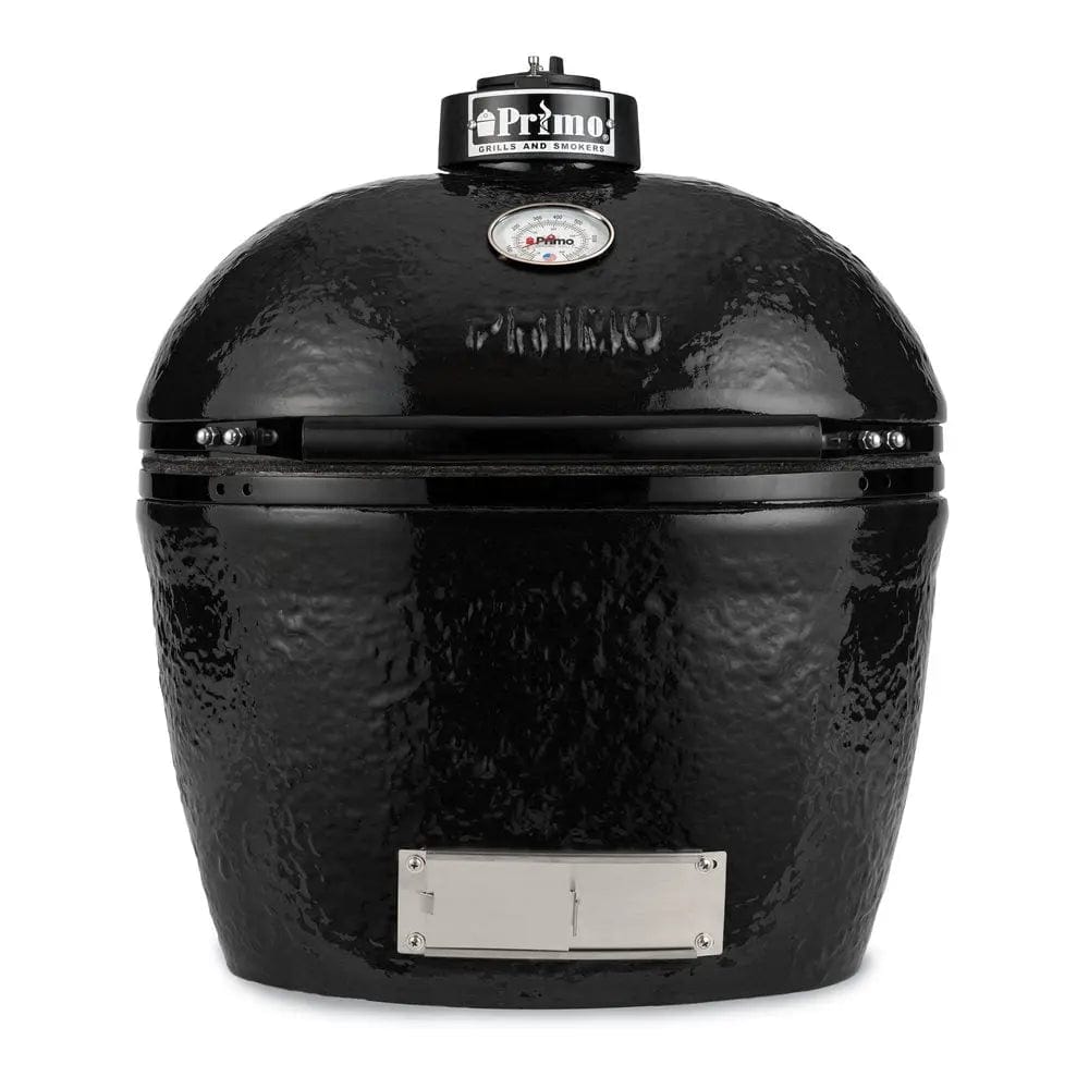 Primo Grills Charcoal Grill Primo Grills - Oval Large 300 Ceramic Kamado Grill With Stainless Steel Grates