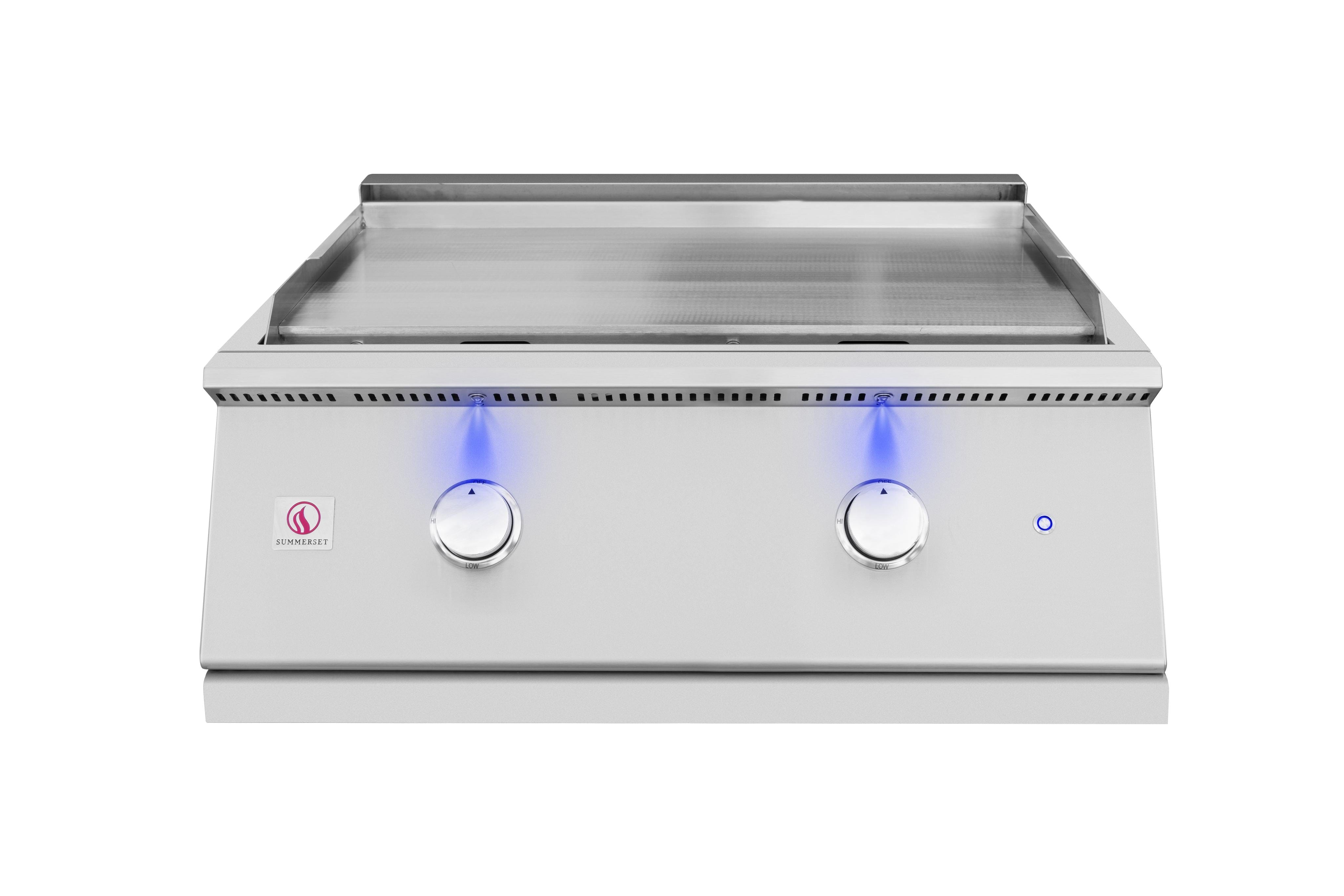 Summerset Grills Built-in Griddle Natural Gas Summerset Grills - 30" Built-In Griddle Series- Natural Gas