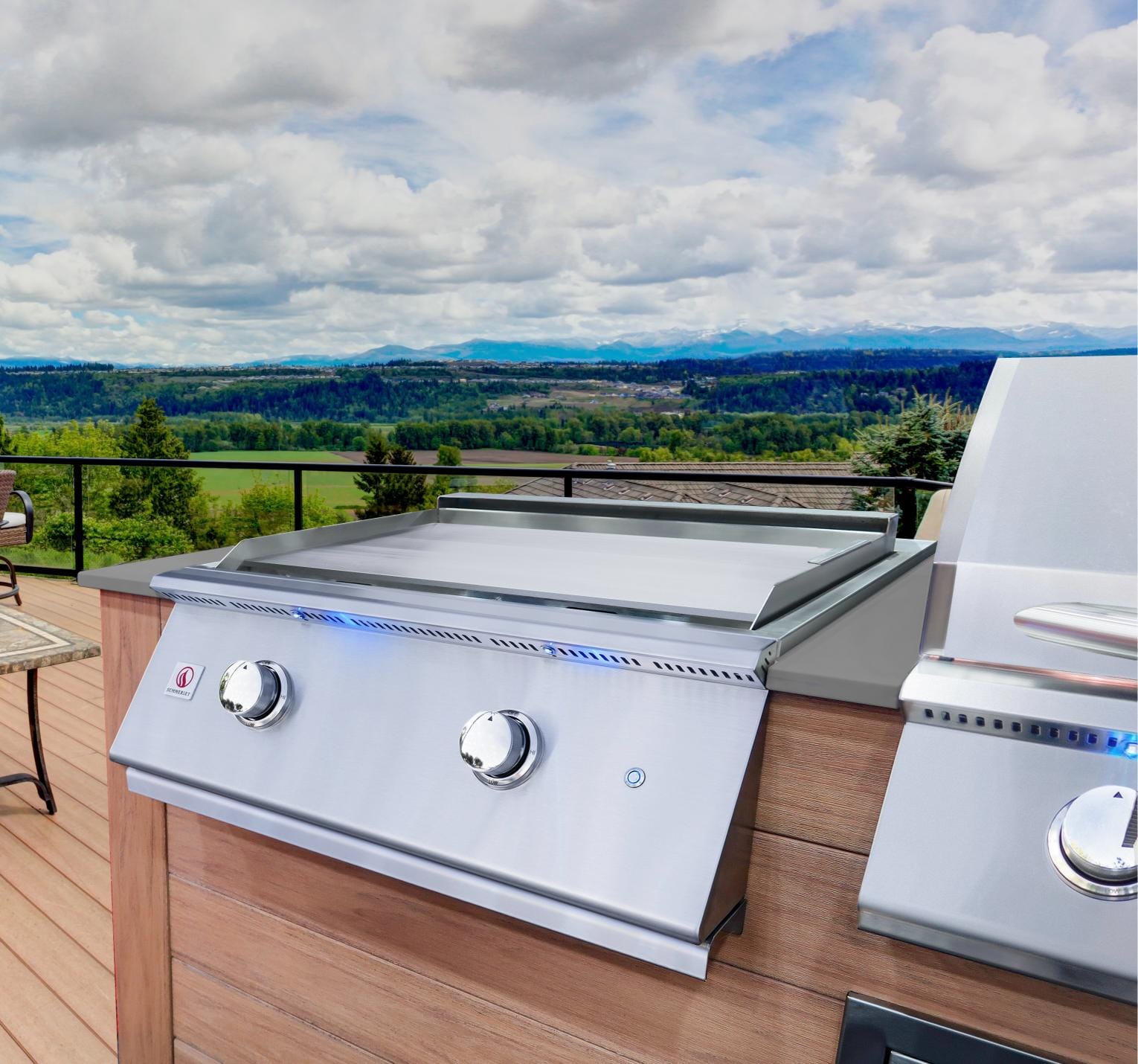 Summerset Grills Built-in Griddle Natural Gas Summerset Grills - 30" Built-In Griddle Series- Natural Gas