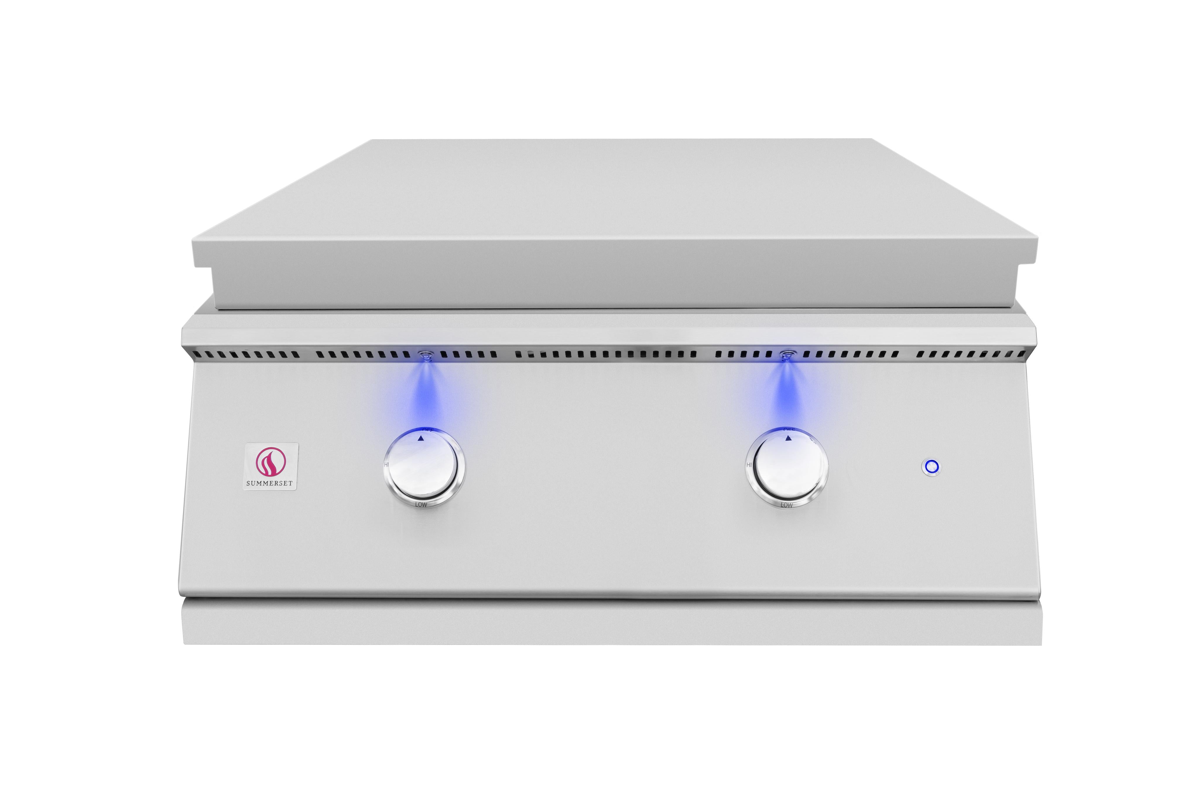 Summerset Grills Built-in Griddle Natural Gas Summerset Grills - 30" Built-In Griddle Series- Natural Gas