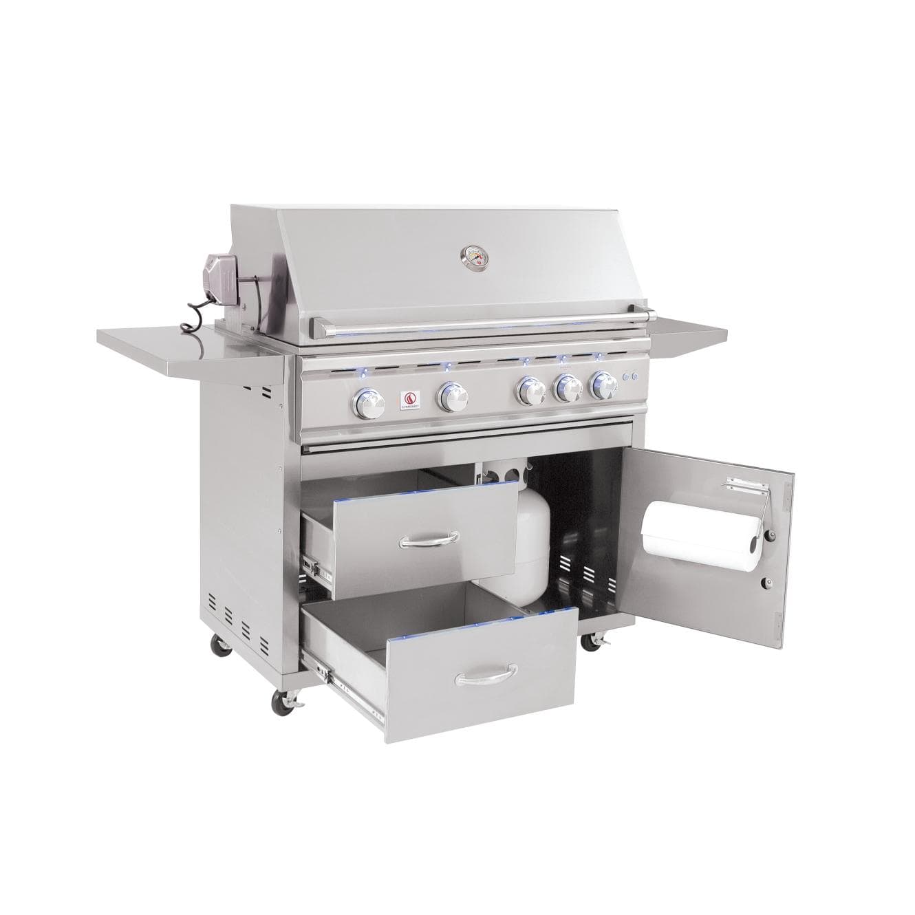 Summerset Grills Liquid Propane Grill Summerset Grills - TRL Deluxe Series 38" Freestanding Grill Liquid Propane