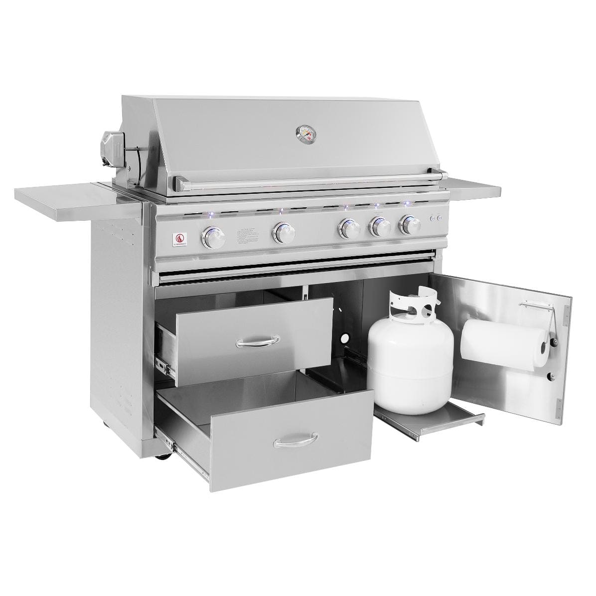Summerset Grills Liquid Propane Grill Summerset Grills - TRL Deluxe Series 44" Freestanding Grill Liquid Propane