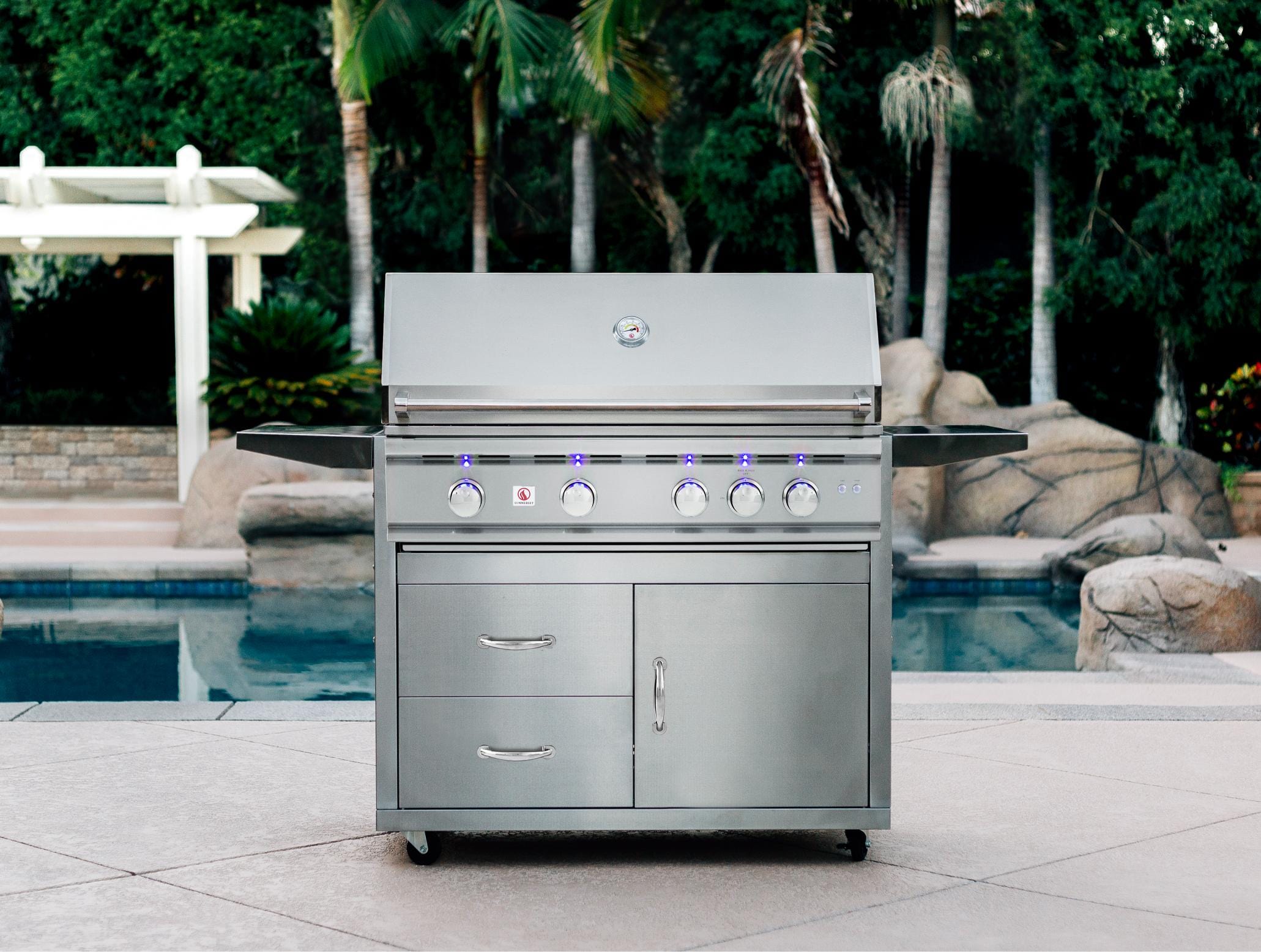 Summerset Grills Liquid Propane Grill Summerset Grills - TRL Deluxe Series 44" Freestanding Grill Liquid Propane