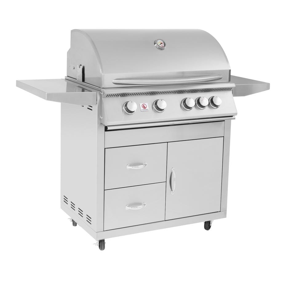 Summerset Grills Natural Gas Grill Summerset Grills - Sizzler PRO Series 32" Freestanding Grill Natural Gas