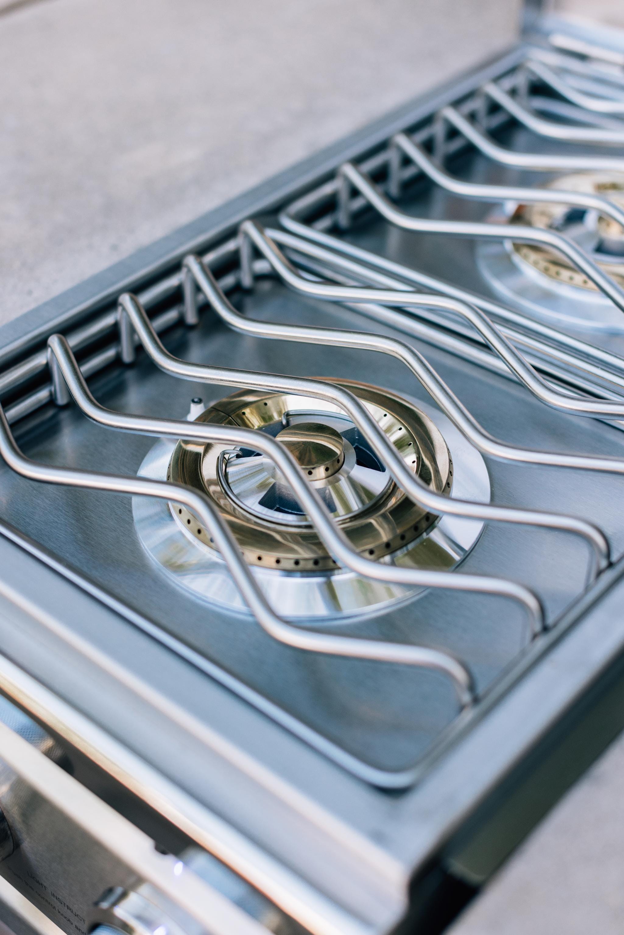 Summerset Grills Natural Gas Side Burner Summerset Grills TRL Double Side Burner Natural Gas