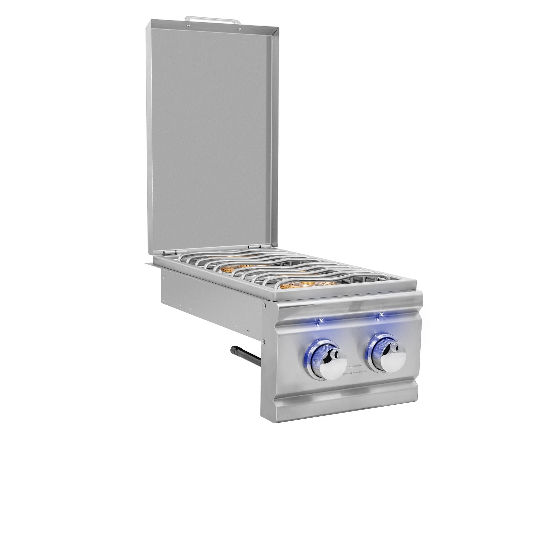 Summerset Grills Natural Gas Side Burner Summerset Grills TRL Double Side Burner Natural Gas