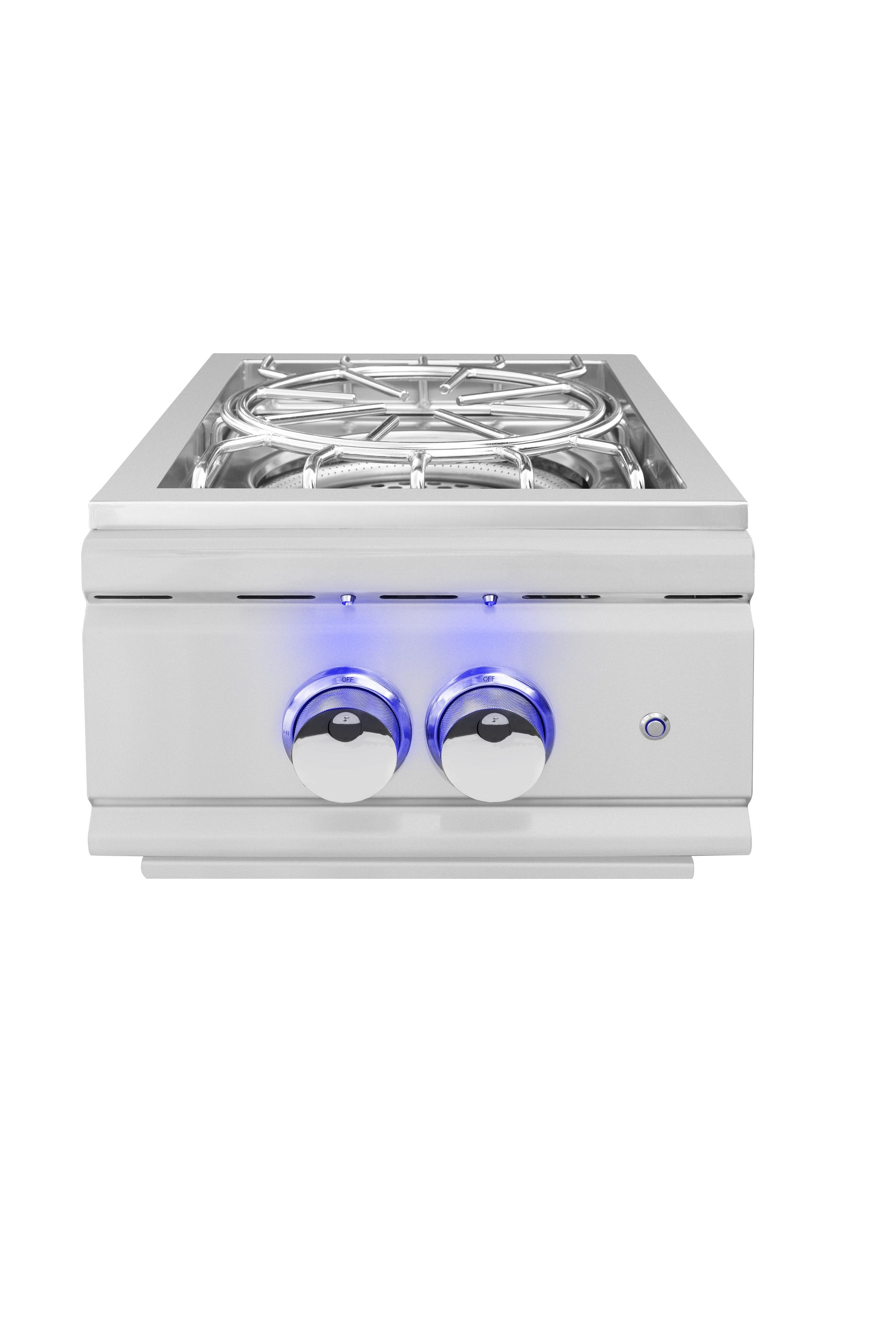 Summerset Grills Natural Gas Side Burner Summerset Grills TRL Series Power Burner Natural Gas