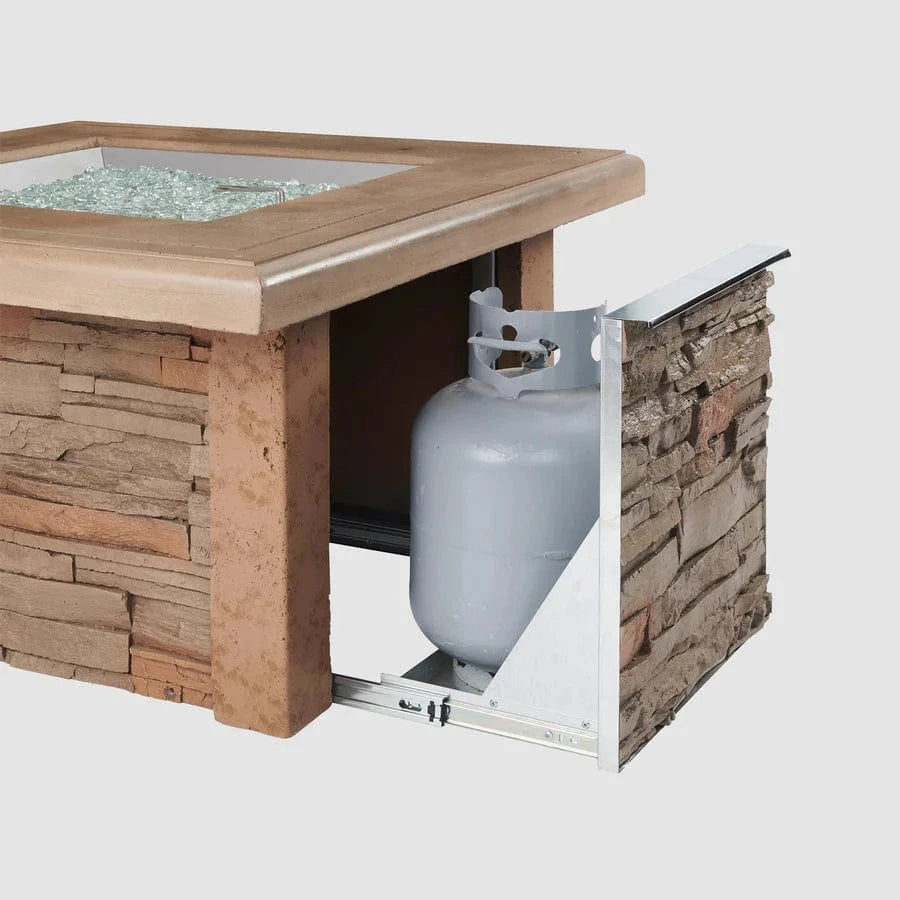 The Outdoor Greatroom Company Fire Pit Table Outdoor Greatroom - Sierra Square Gas Fire Pit Table - 43"