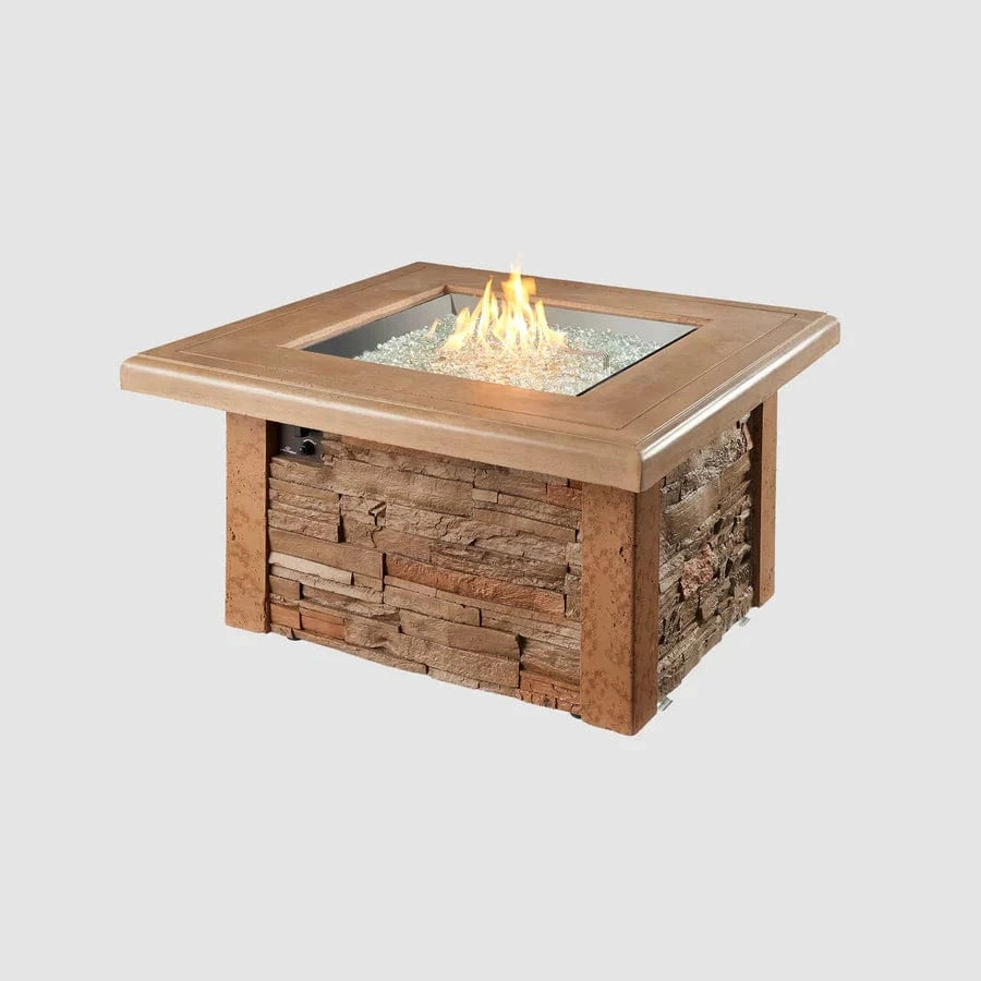 The Outdoor Greatroom Company Fire Pit Table Outdoor Greatroom - Sierra Square Gas Fire Pit Table - 43"