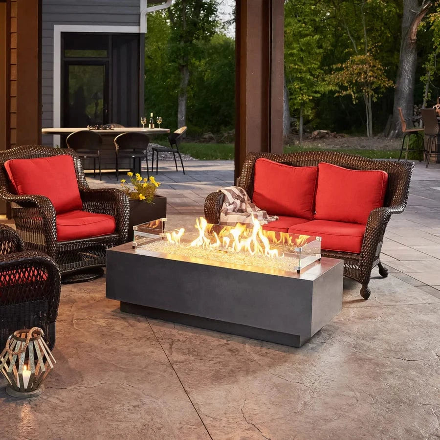 The Outdoor Greatroom Company Fire Table Outdoor Greatroom - 54" Midnight Mist Cove Gas Fire Pit Table