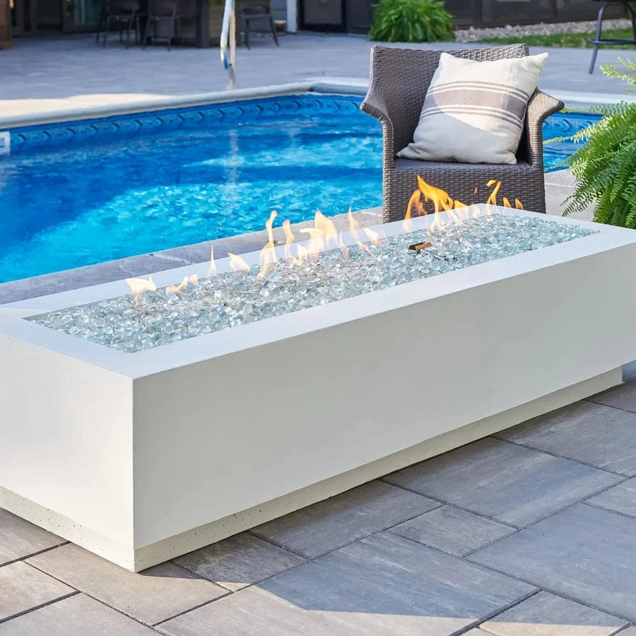 The Outdoor Greatroom Company Fire Table Outdoor Greatroom - 72" White Cove Gas Fire Pit Table