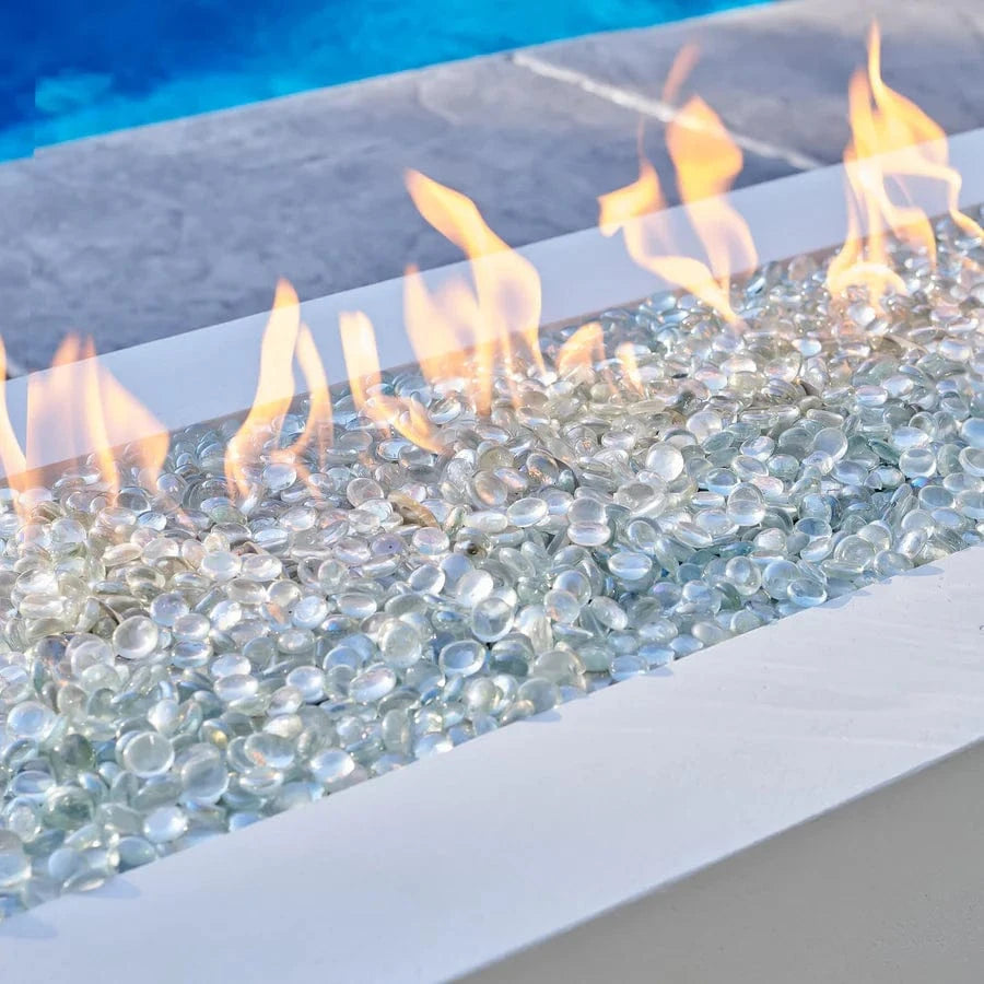 The Outdoor Greatroom Company Fire Table Outdoor Greatroom - 72" White Cove Gas Fire Pit Table
