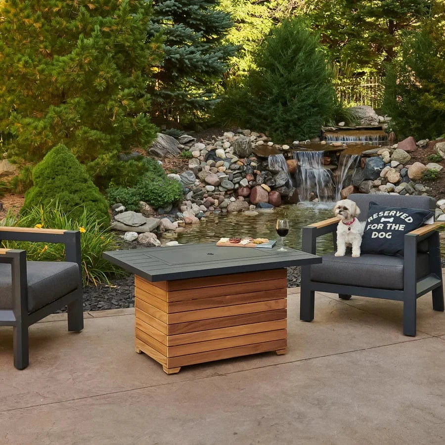 The Outdoor Greatroom Company Fire Table Outdoor Greatroom - Darien Aluminum Gas Fire Pit Table - 42"