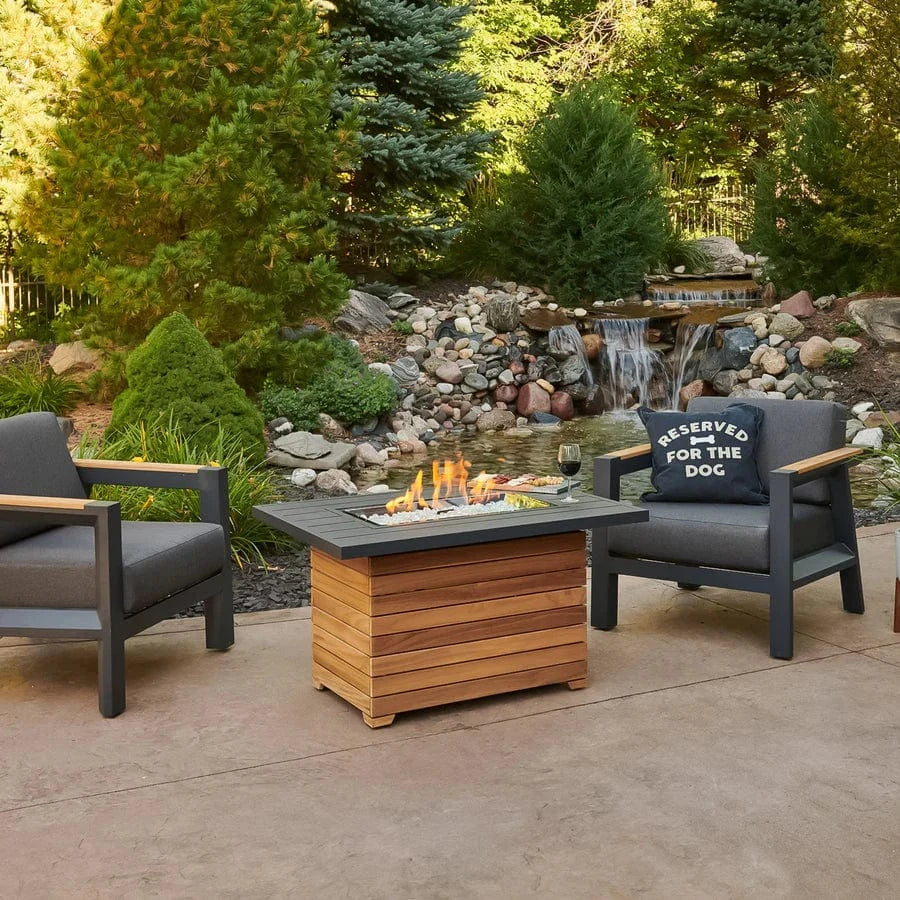The Outdoor Greatroom Company Fire Table Outdoor Greatroom - Darien Aluminum Gas Fire Pit Table - 42"