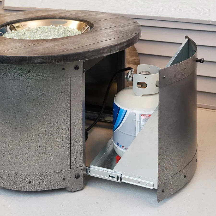 The Outdoor Greatroom Company Fire Table Outdoor Greatroom - Edison Round Gas Fire Pit Table - 40"