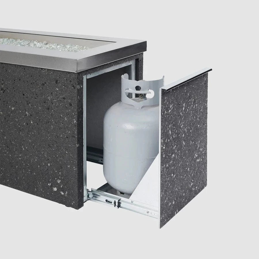 The Outdoor Greatroom Company Fire Table Outdoor Greatroom - Stainless Steel Key Largo Fire Pit Table - 48"