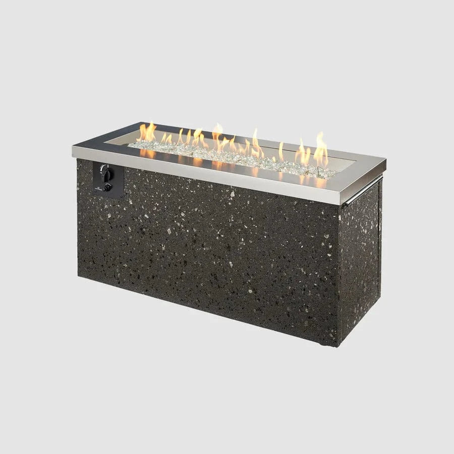 The Outdoor Greatroom Company Fire Table Outdoor Greatroom - Stainless Steel Key Largo Fire Pit Table - 48"