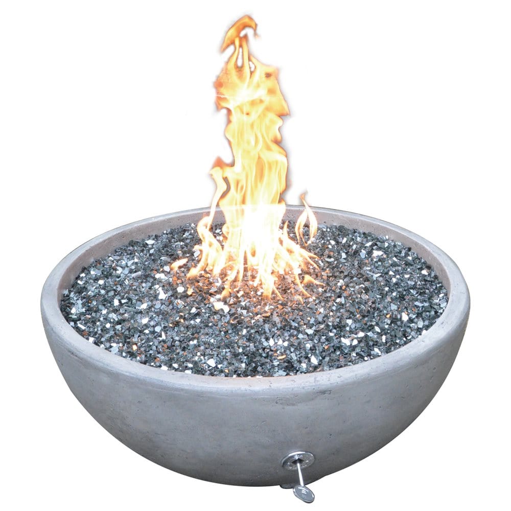 TrueFlame Fire Table TrueFlame - 30" Abode Fire & Water Bowl - Grey