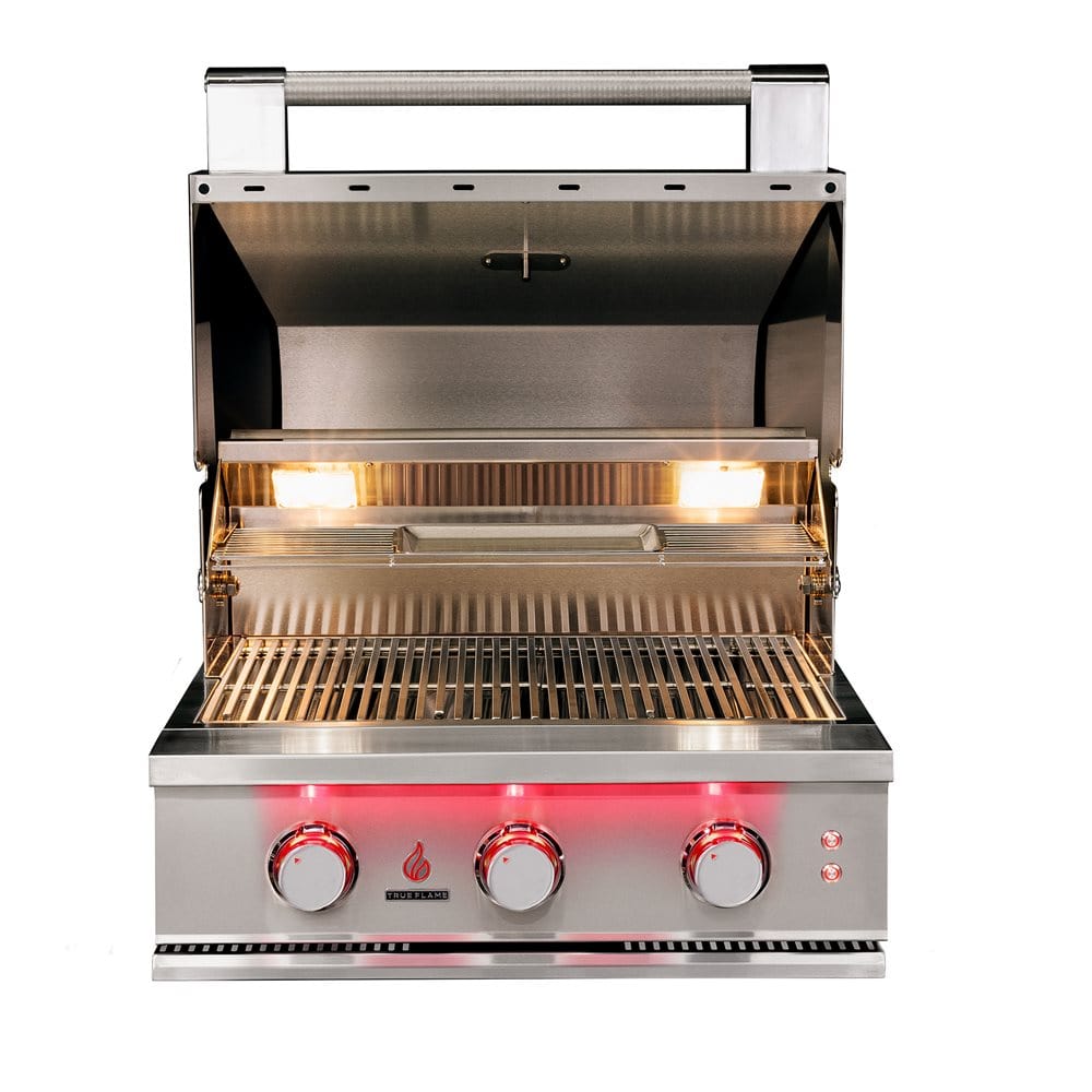 TrueFlame Liquid Propane Grill TrueFlame Grill - Built-In 25" 3 Burner Gas Grill - Liquid Propane