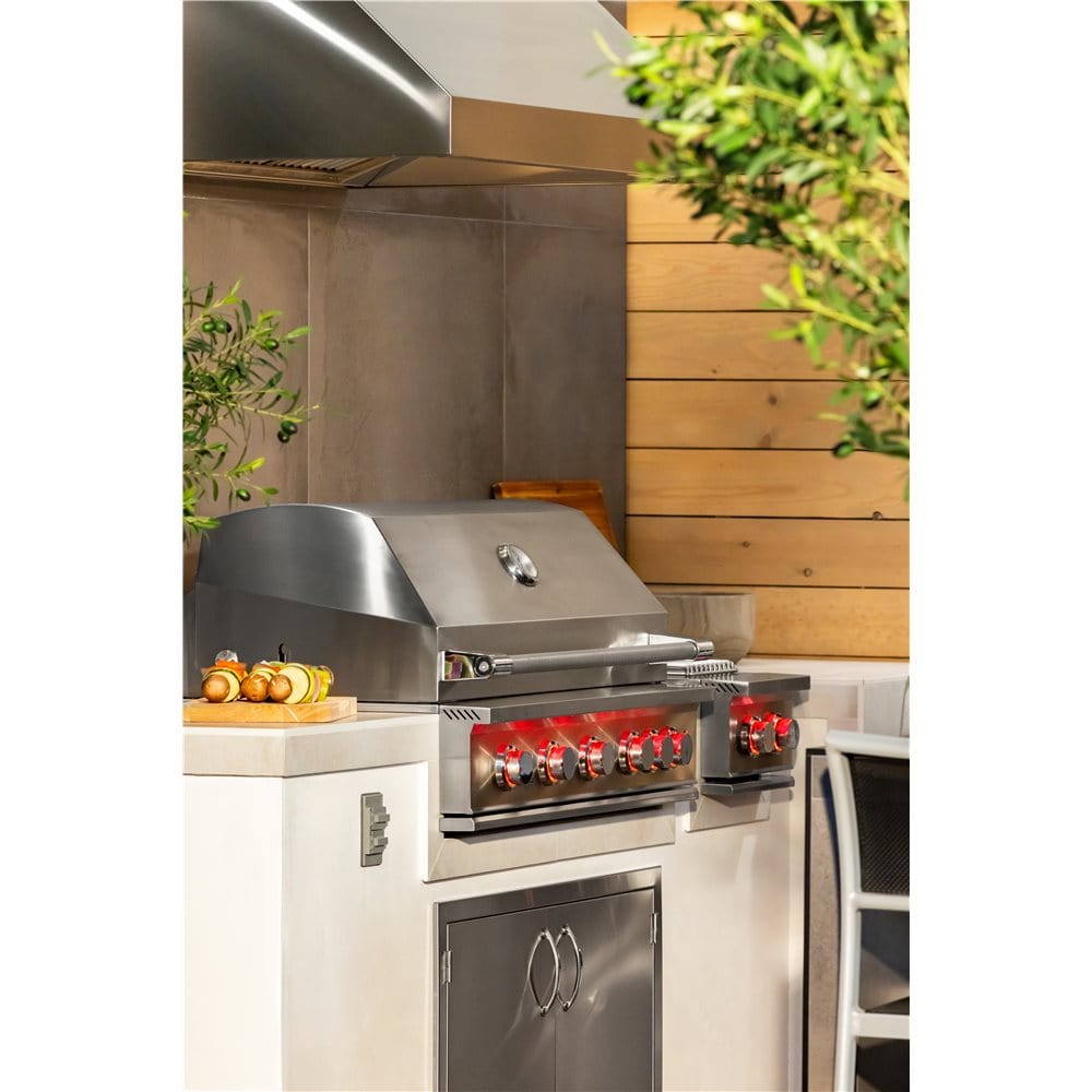 TrueFlame Liquid Propane TrueFlame Grill - Built-In 40" 5 Burner Gas Grill - Liquid Propane