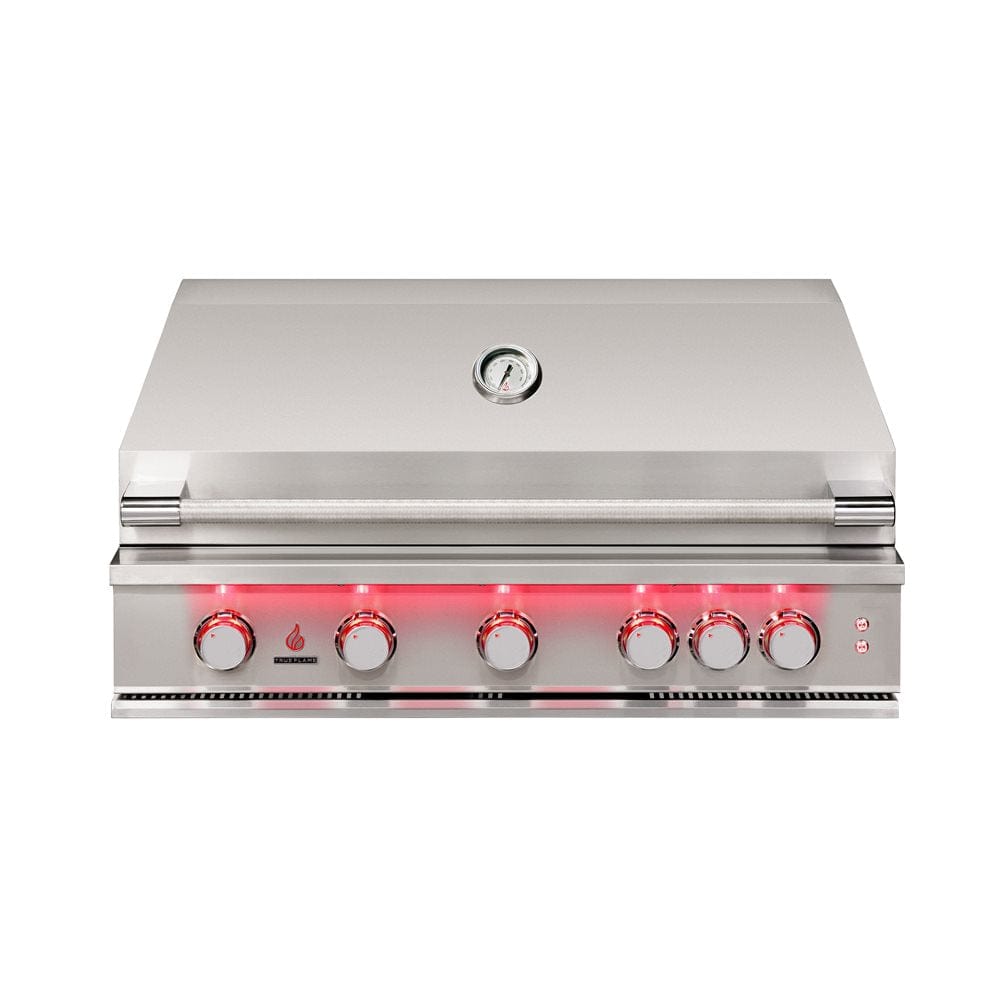 TrueFlame Liquid Propane TrueFlame Grill - Built-In 40" 5 Burner Gas Grill - Liquid Propane