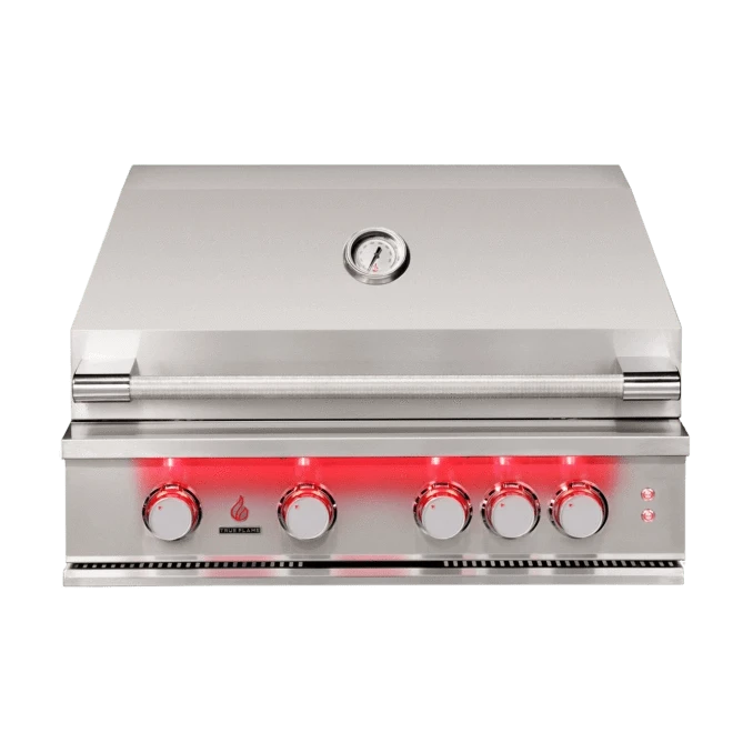 TrueFlame Natural Gas Grill TrueFlame Grill - Built-In 32" 4 Burner Gas Grill - Liquid Propane