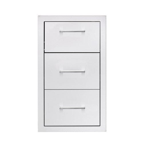 TrueFlame Outdoor Kitchen Cabinets & Storage TrueFlame - Outdoor Kitchen - 17" Vertical 2-Drawer & Paper Towel Hold