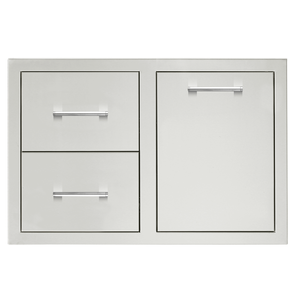 TrueFlame Outdoor Kitchen Cabinets & Storage TrueFlame - Outdoor Kitchen - 33" 2-Drawer & Access Door Combo