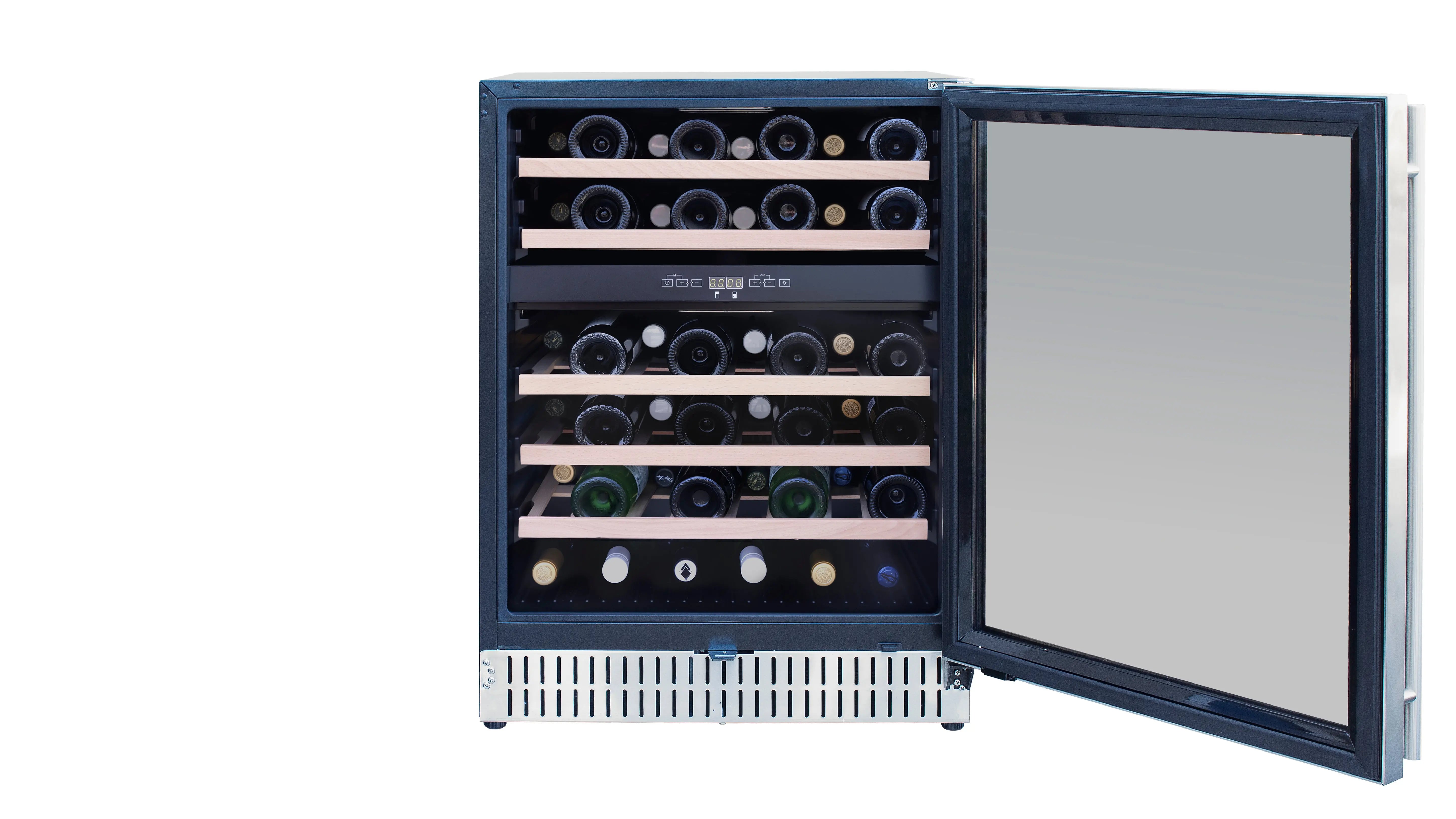 American Made Grills - 24" Outdoor Rated Dual Zone Wine Cooler - Outdoor Grill - Shop Outdoor Kitchen