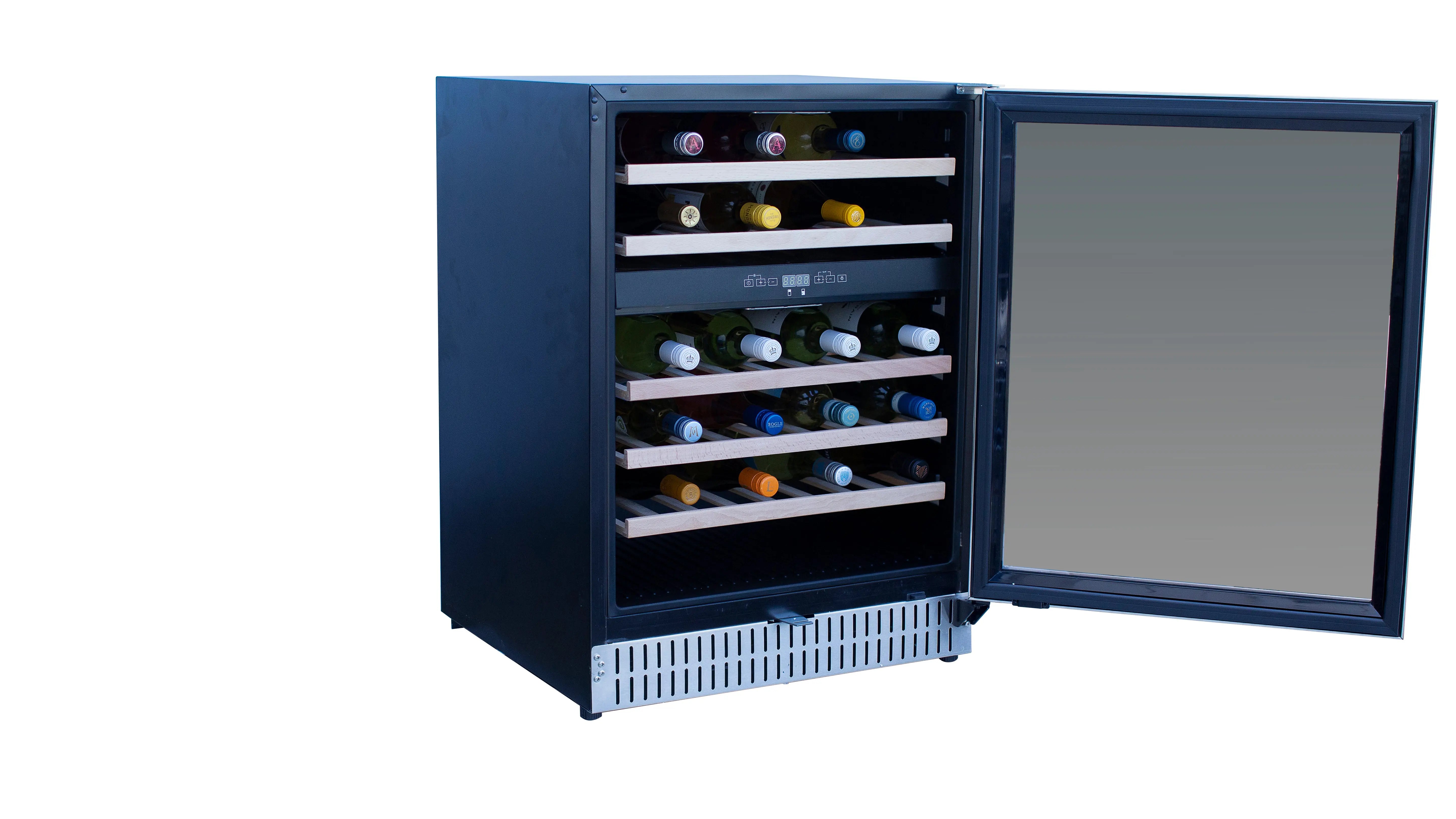 American Made Grills - 24" Outdoor Rated Dual Zone Wine Cooler - Outdoor Grill - Shop Outdoor Kitchen