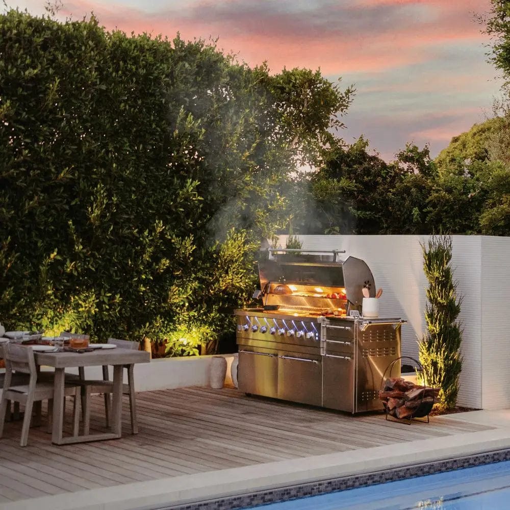 American Made Grills Liquid Propane American Made Grills Encore 54-Inch Freestanding Hybrid Outdoor Grill - Liquid Propane