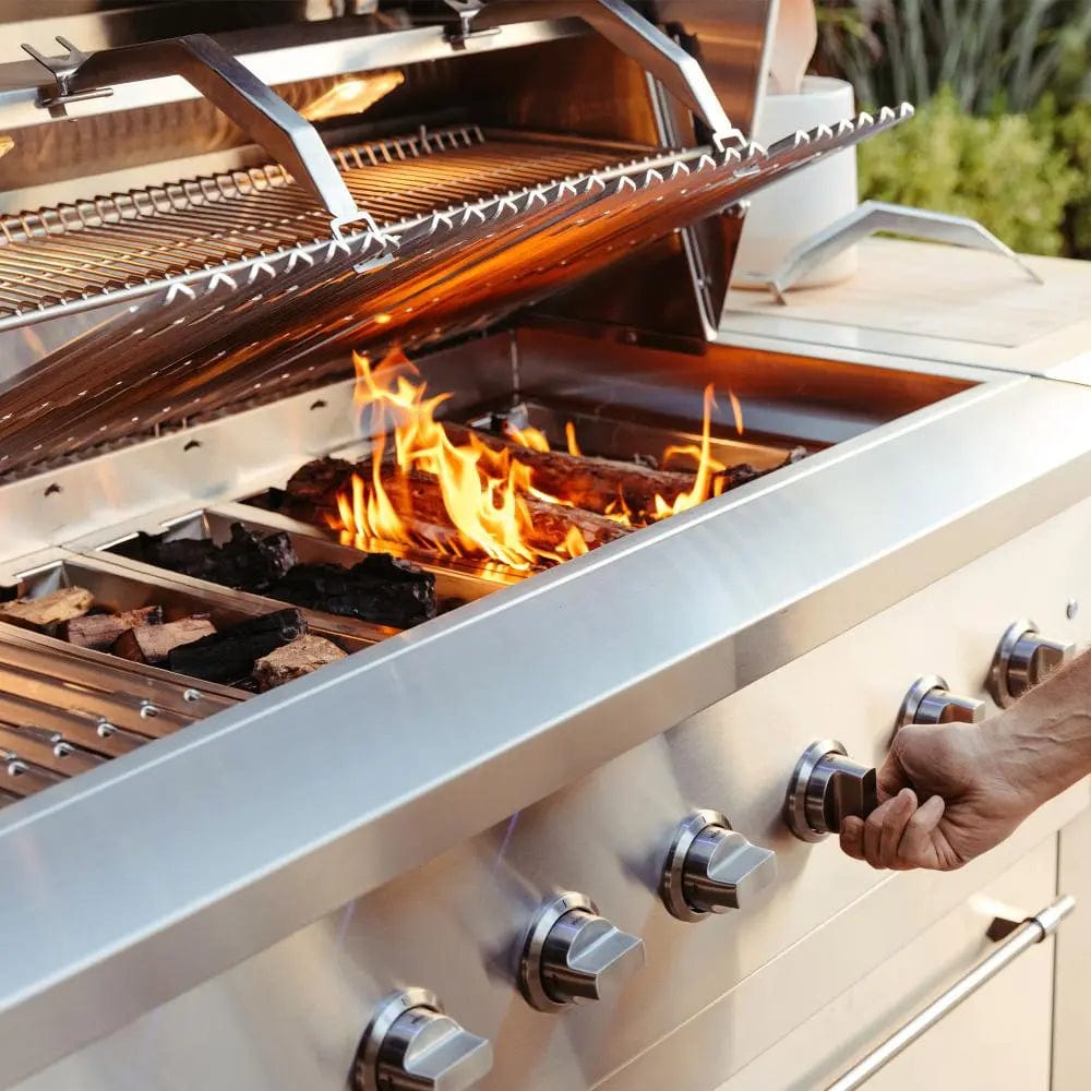 American Made Grills Liquid Propane American Made Grills Encore 54-Inch Freestanding Hybrid Outdoor Grill - Liquid Propane