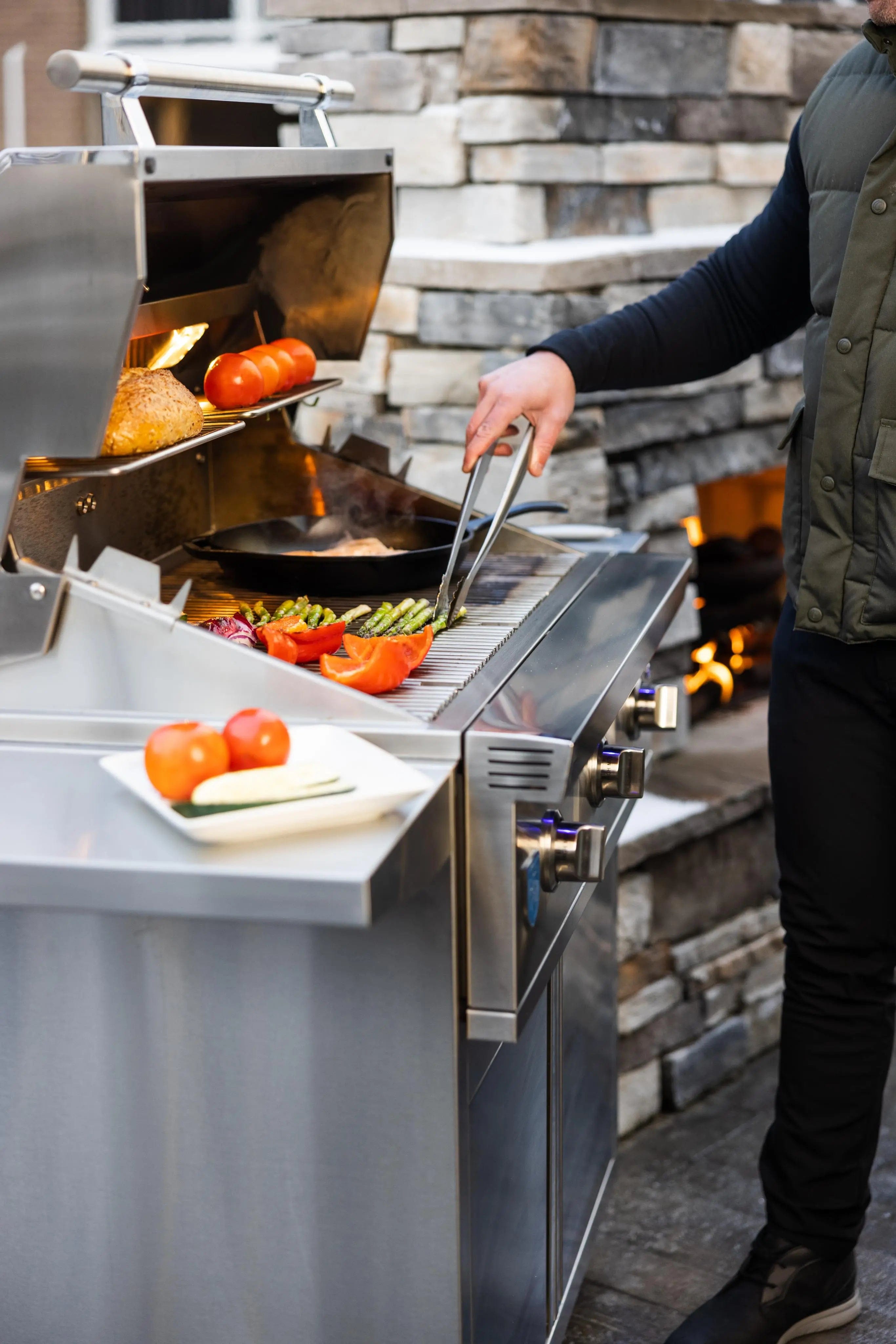 American Made Grills Natural Gas Grill American Made Grills Atlas 36 Inch Freestanding Outdoor Grill - Natural Gas